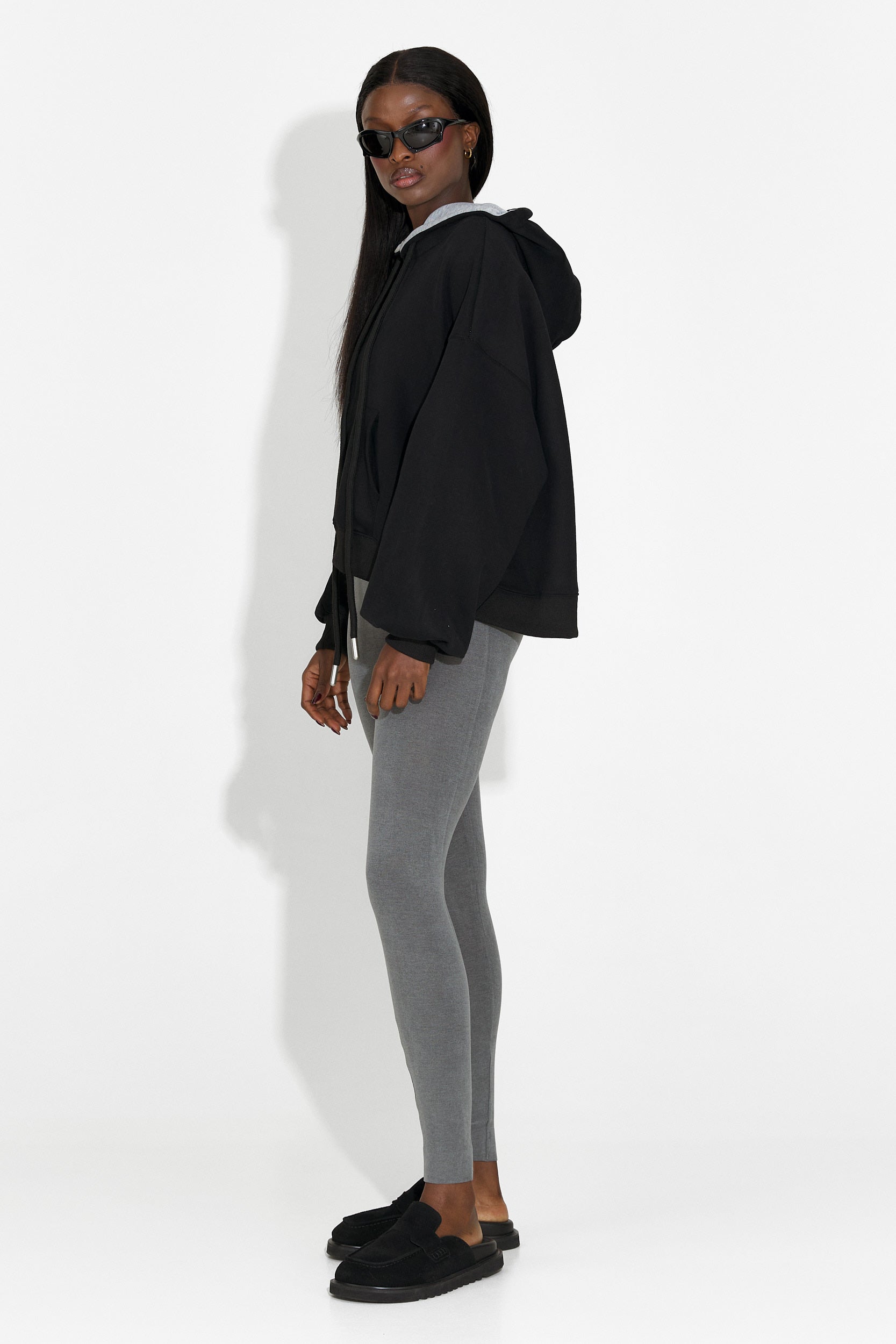 Loravia Bogas Casual Black Women's Hoodie