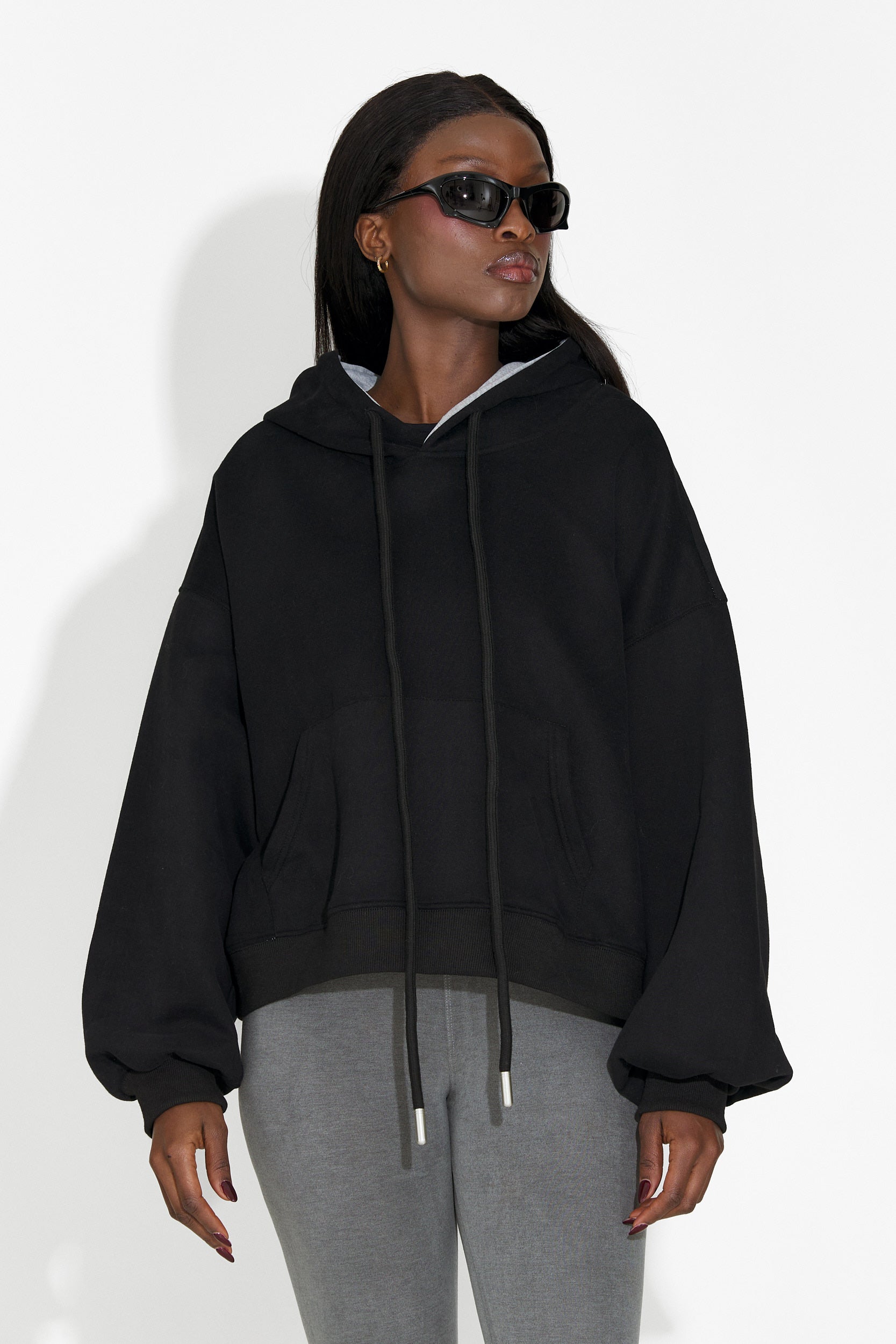 Loravia Bogas Casual Black Women's Hoodie