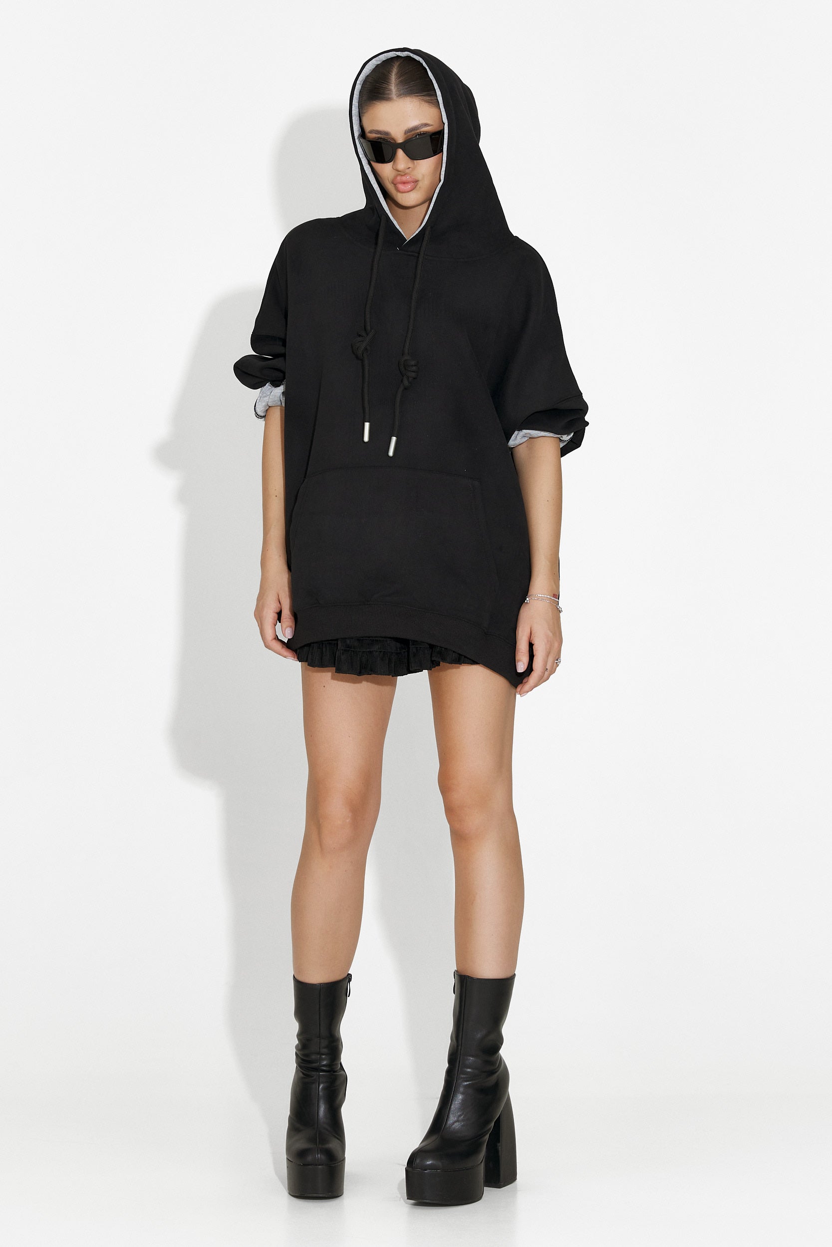 Noblesa Bogas Casual Black Women's Hoodie