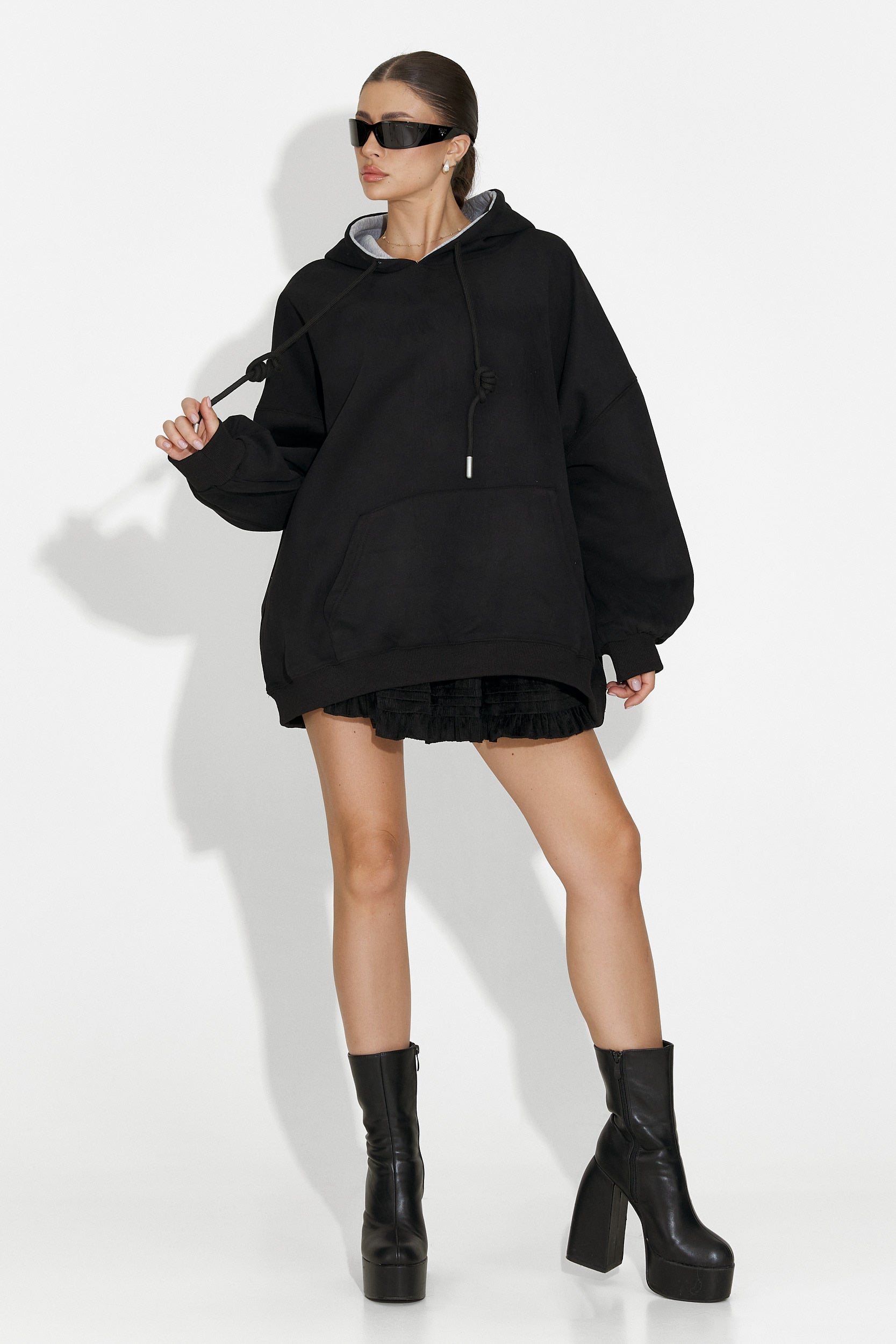 Noblesa Bogas Casual Black Women's Hoodie