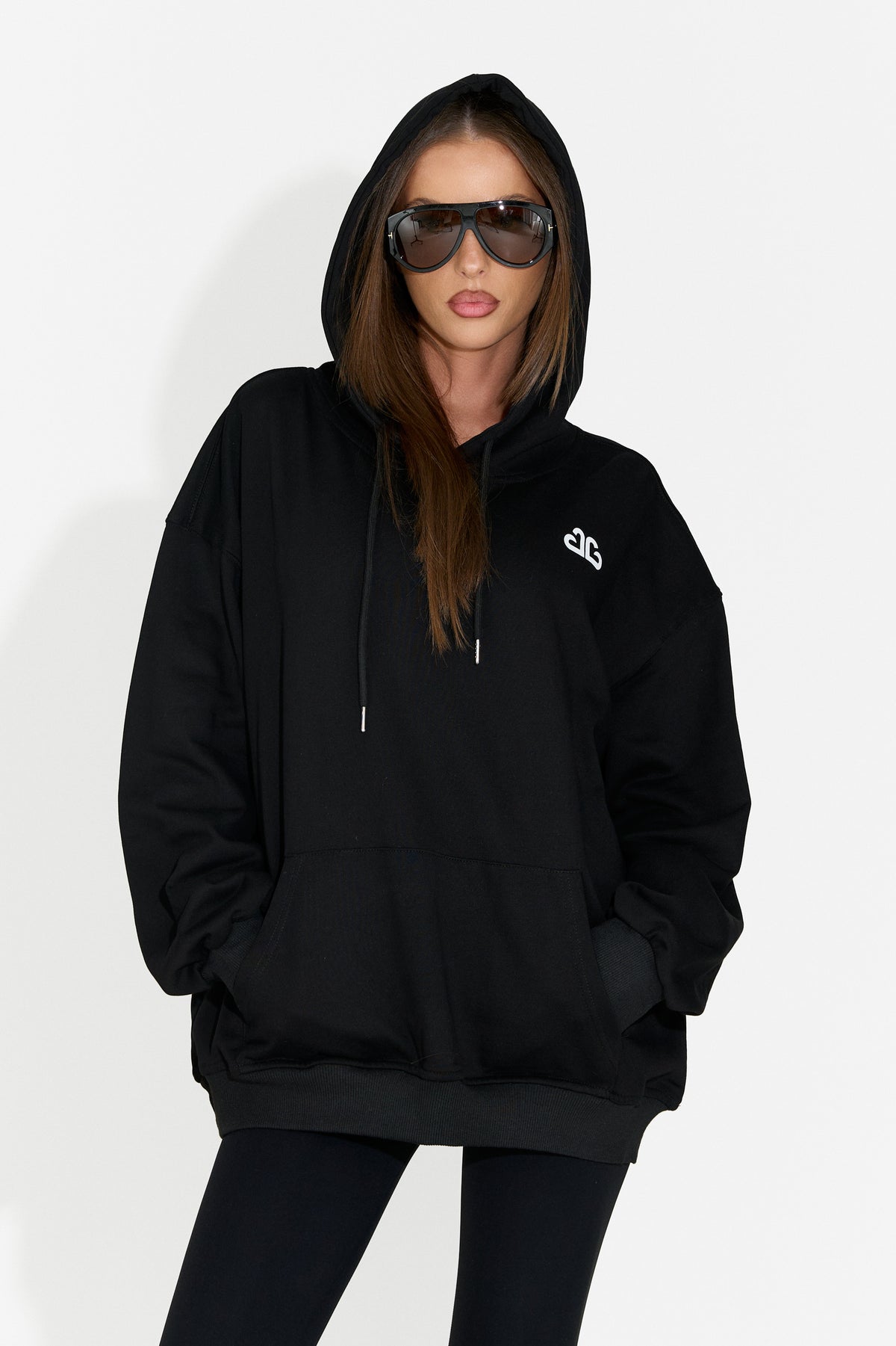 Hanorac dama casual negru Rates Bogas