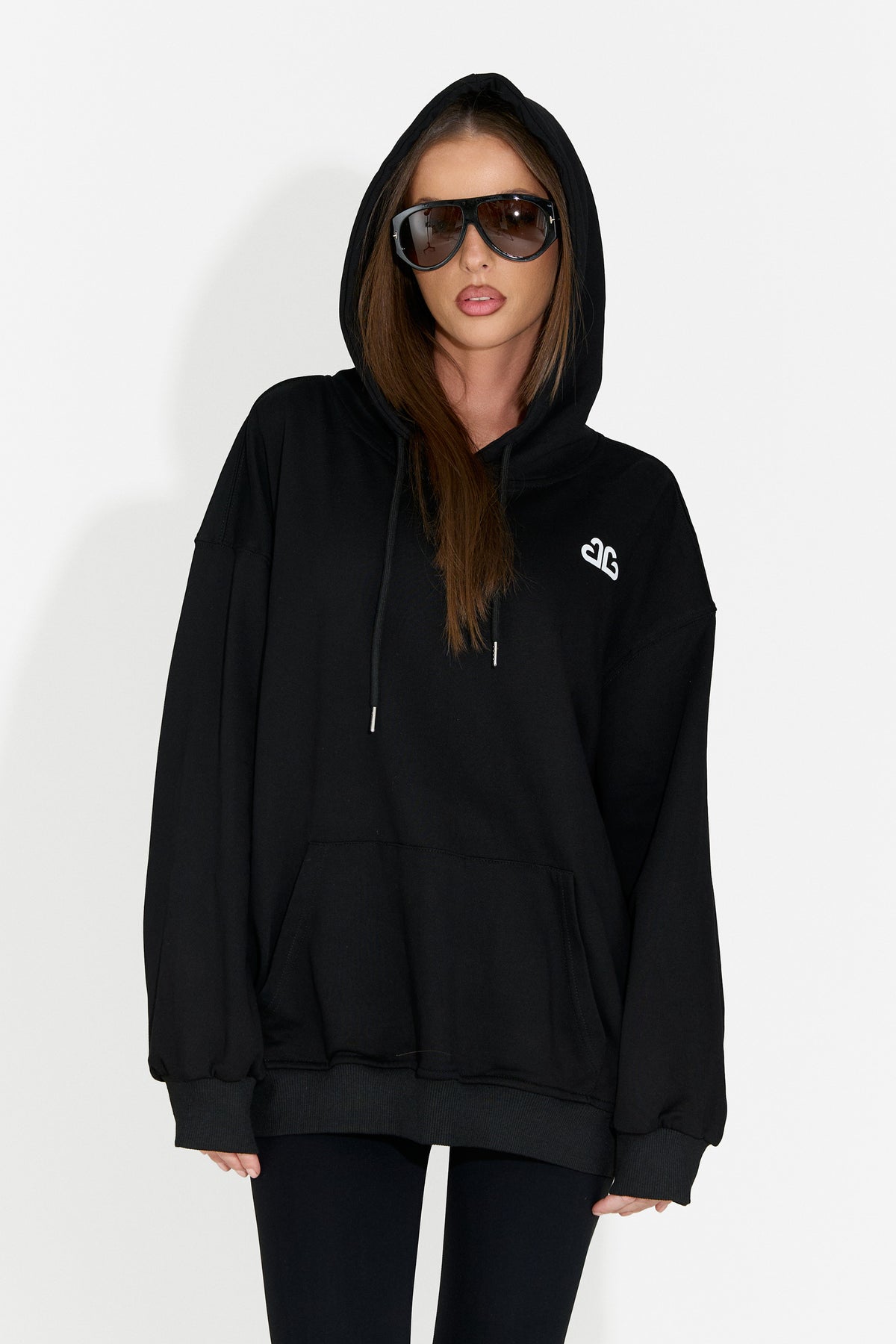 Hanorac dama casual negru Rates Bogas