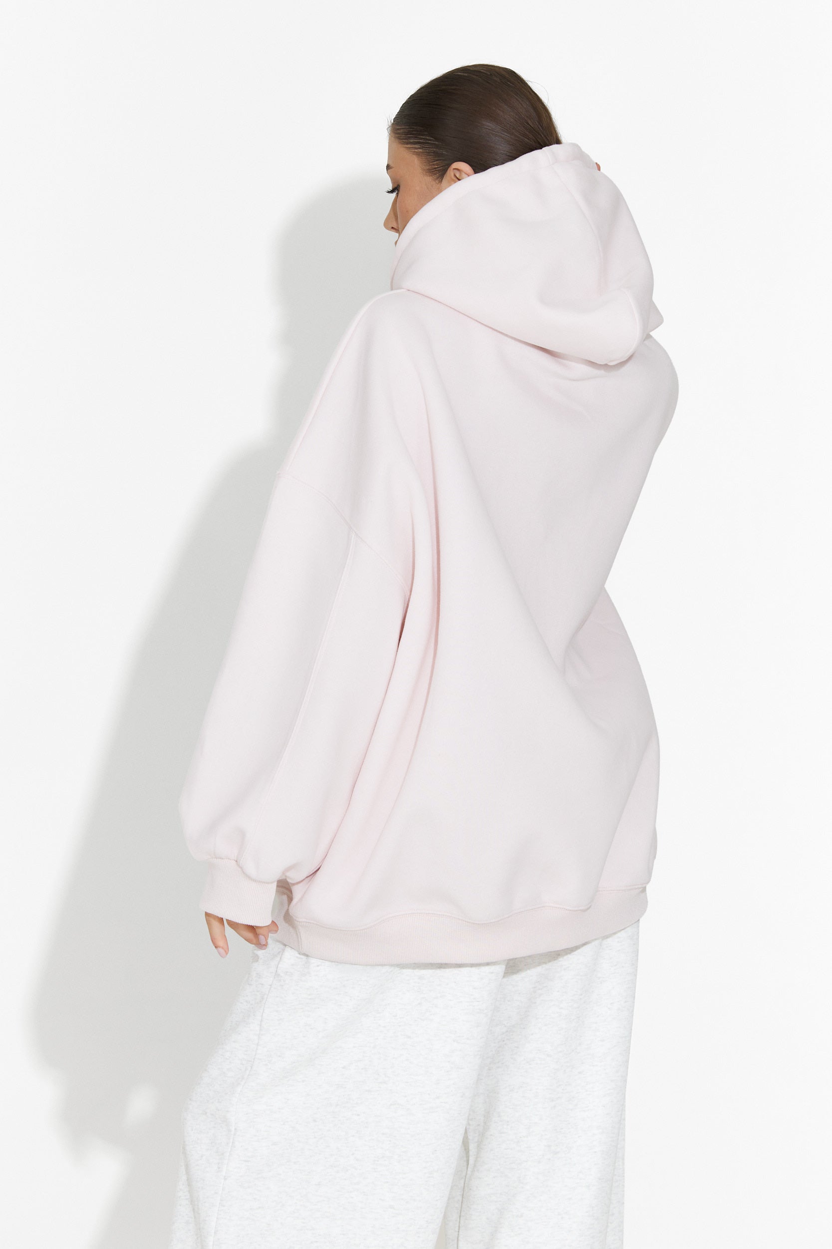 Hanorac dama casual roz Noblesa Bogas