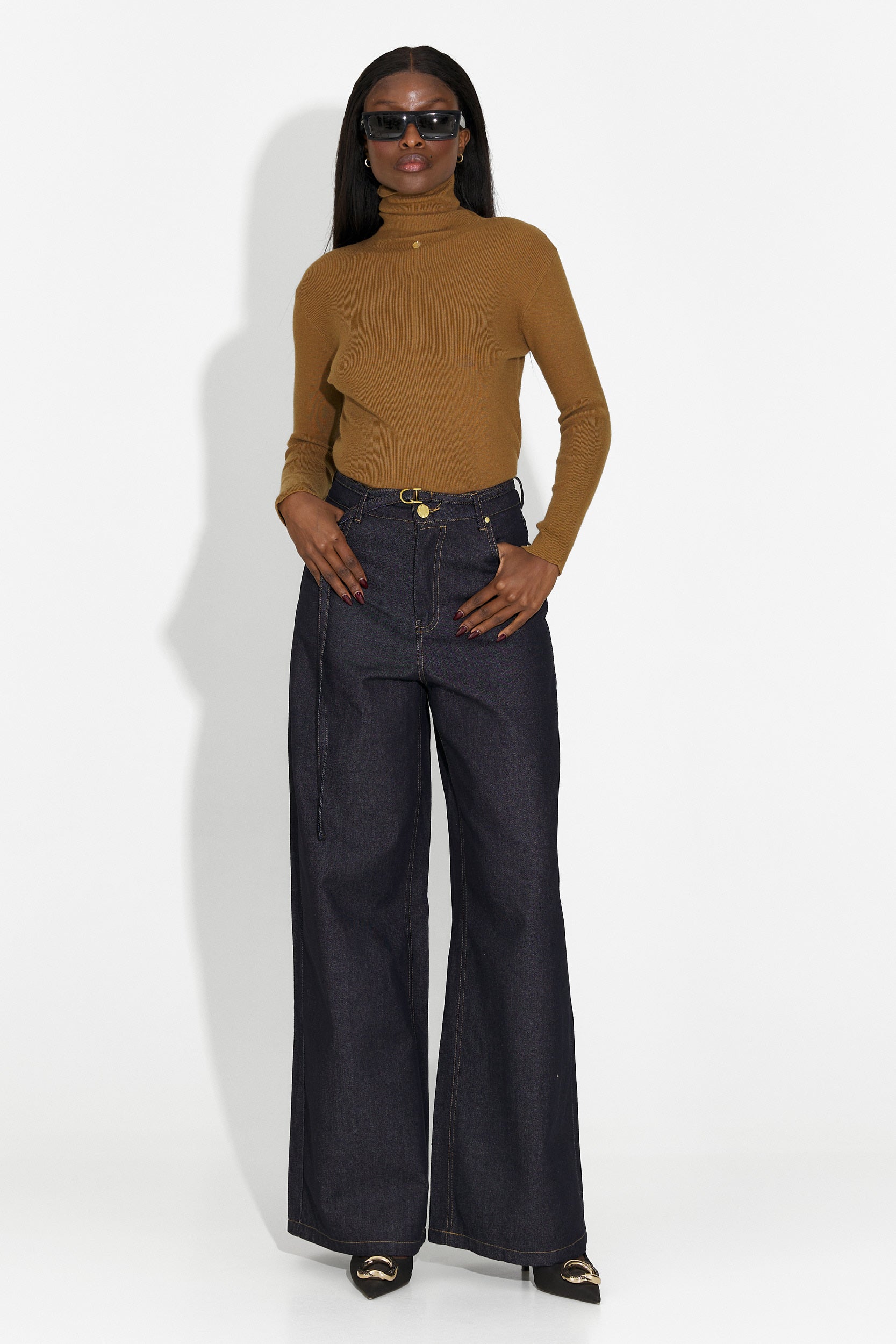 Helanca dama casual maro Invera Bogas