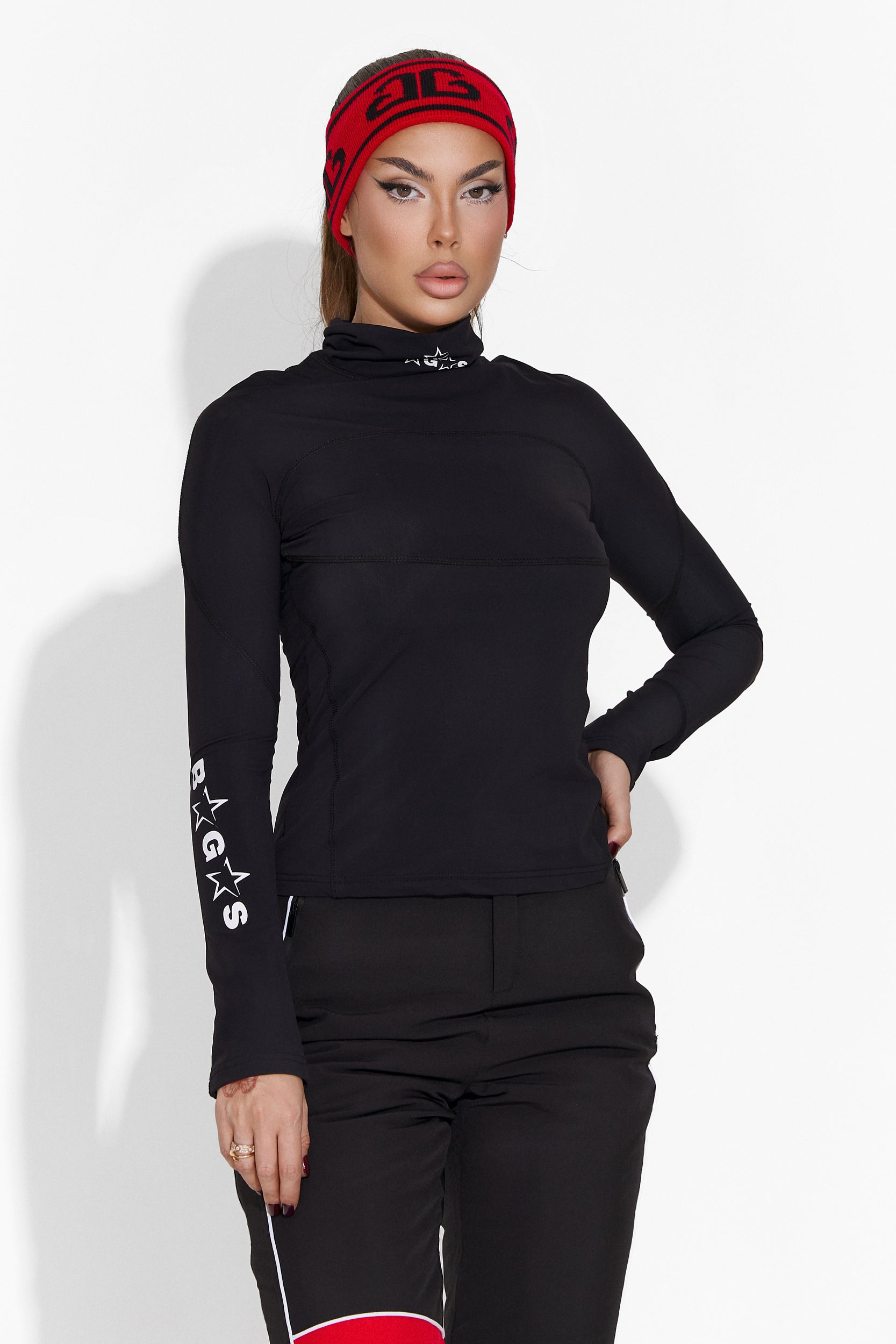 Healy Bogas Black Casual Ladies Sweater