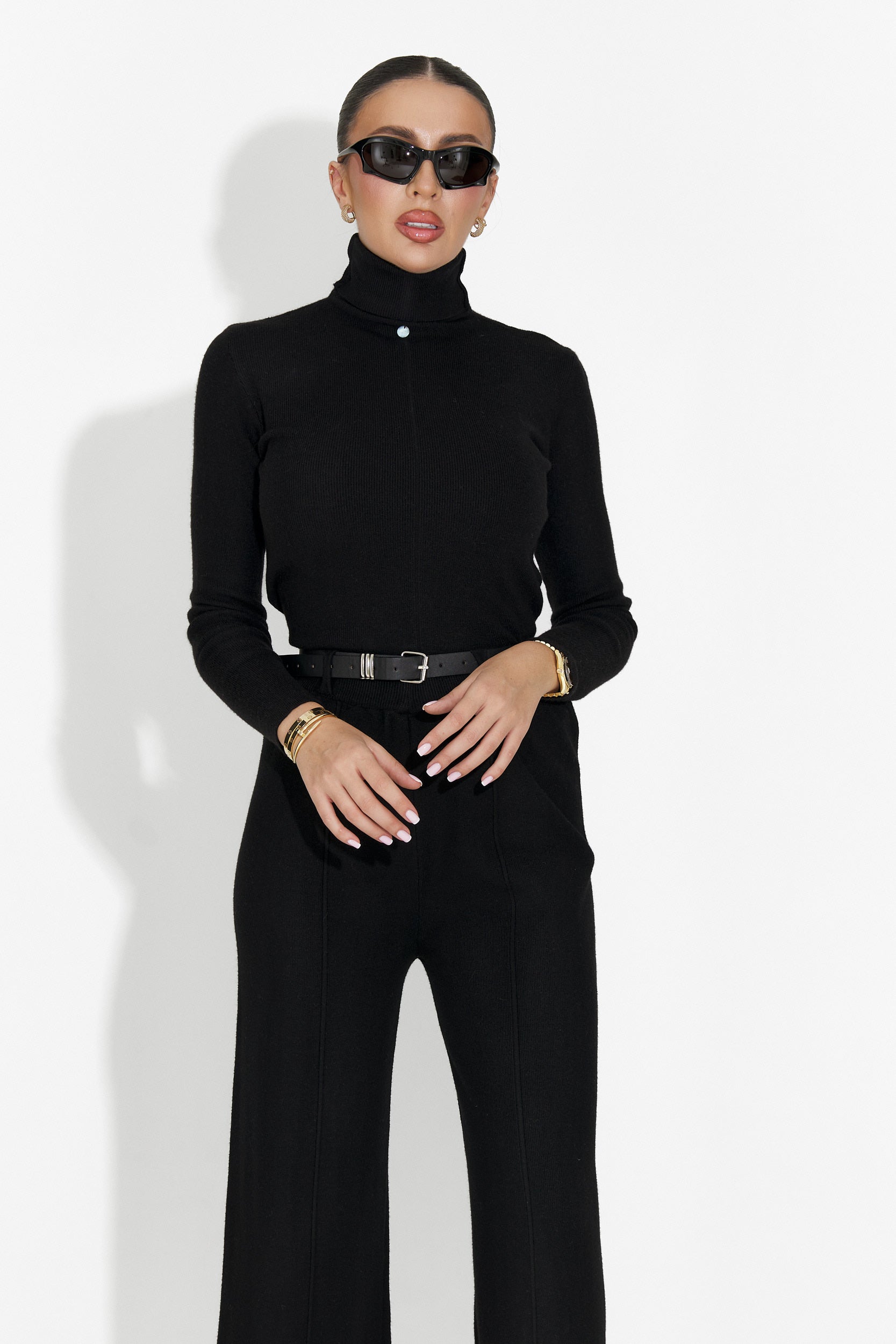 Helanca dama casual neagra Invera Bogas