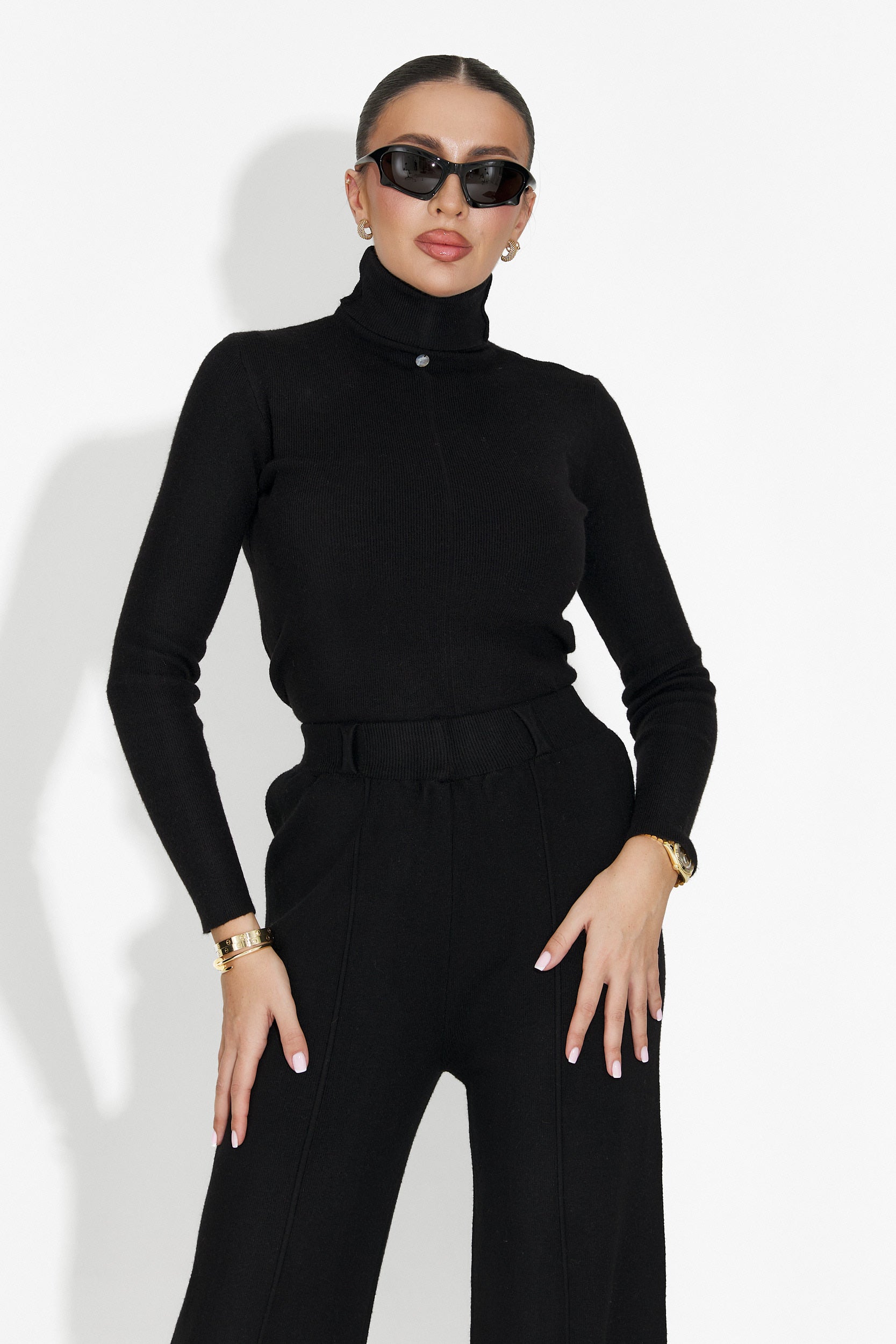 Helanca dama casual neagra Invera Bogas