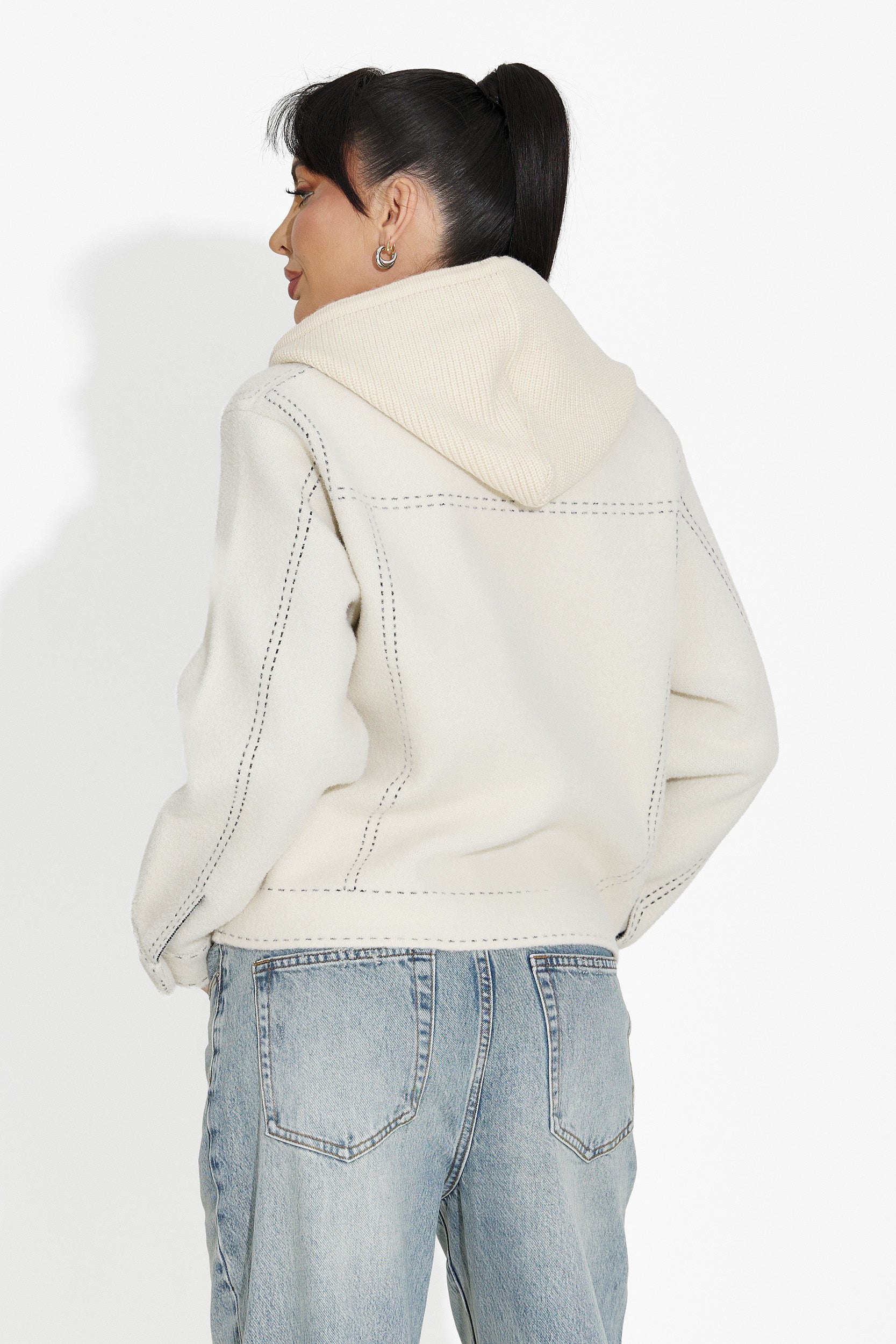 Women's casual beige jacket Mirtha Bogas