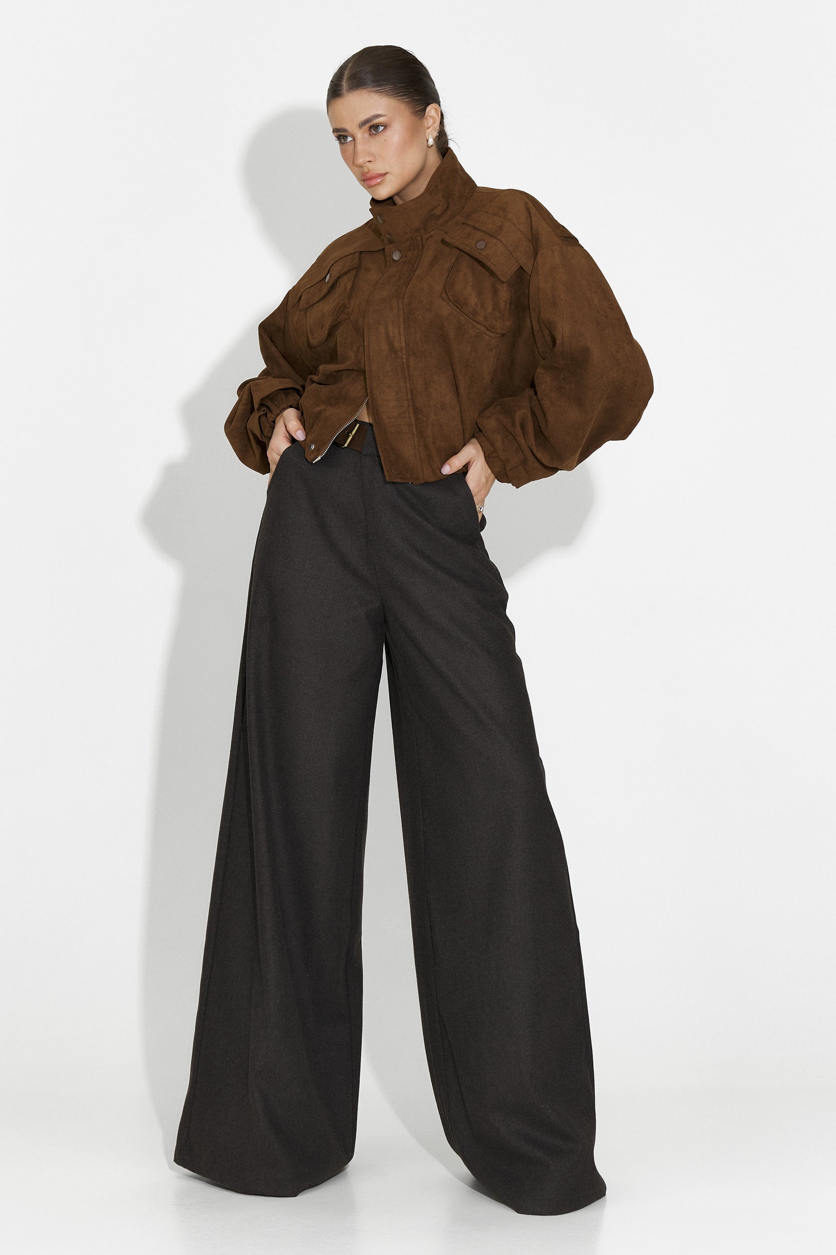 Jacheta dama casual maro Trinidad Bogas