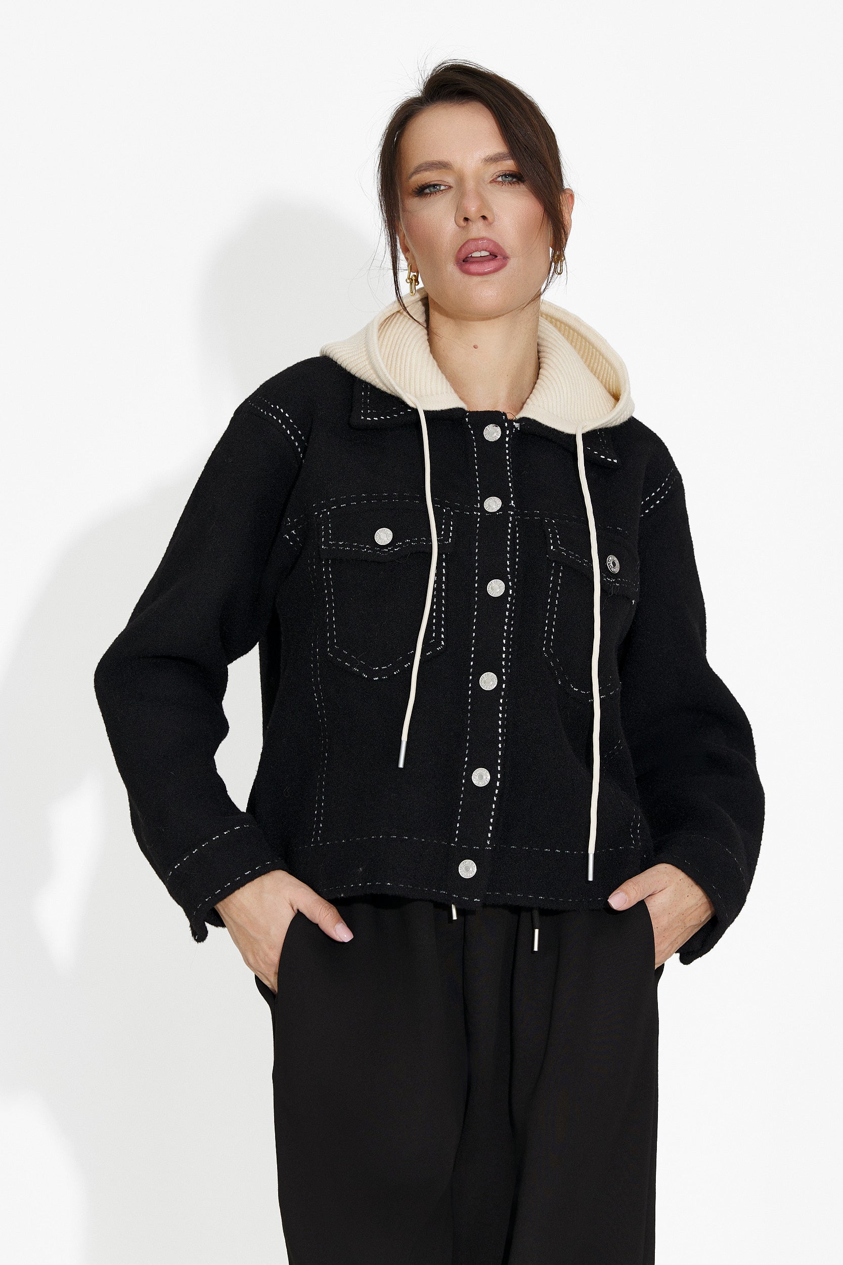Women's casual black jacket Mirtha Bogas