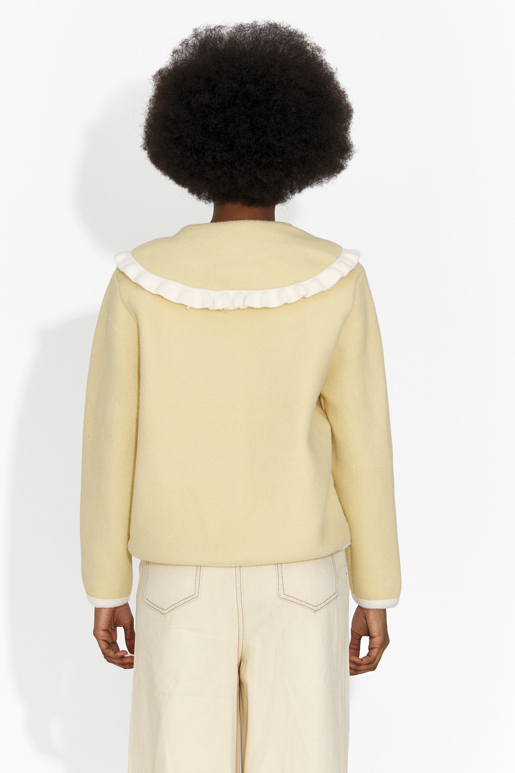 Jacheta dama eleganta galbena Aimea Bogas