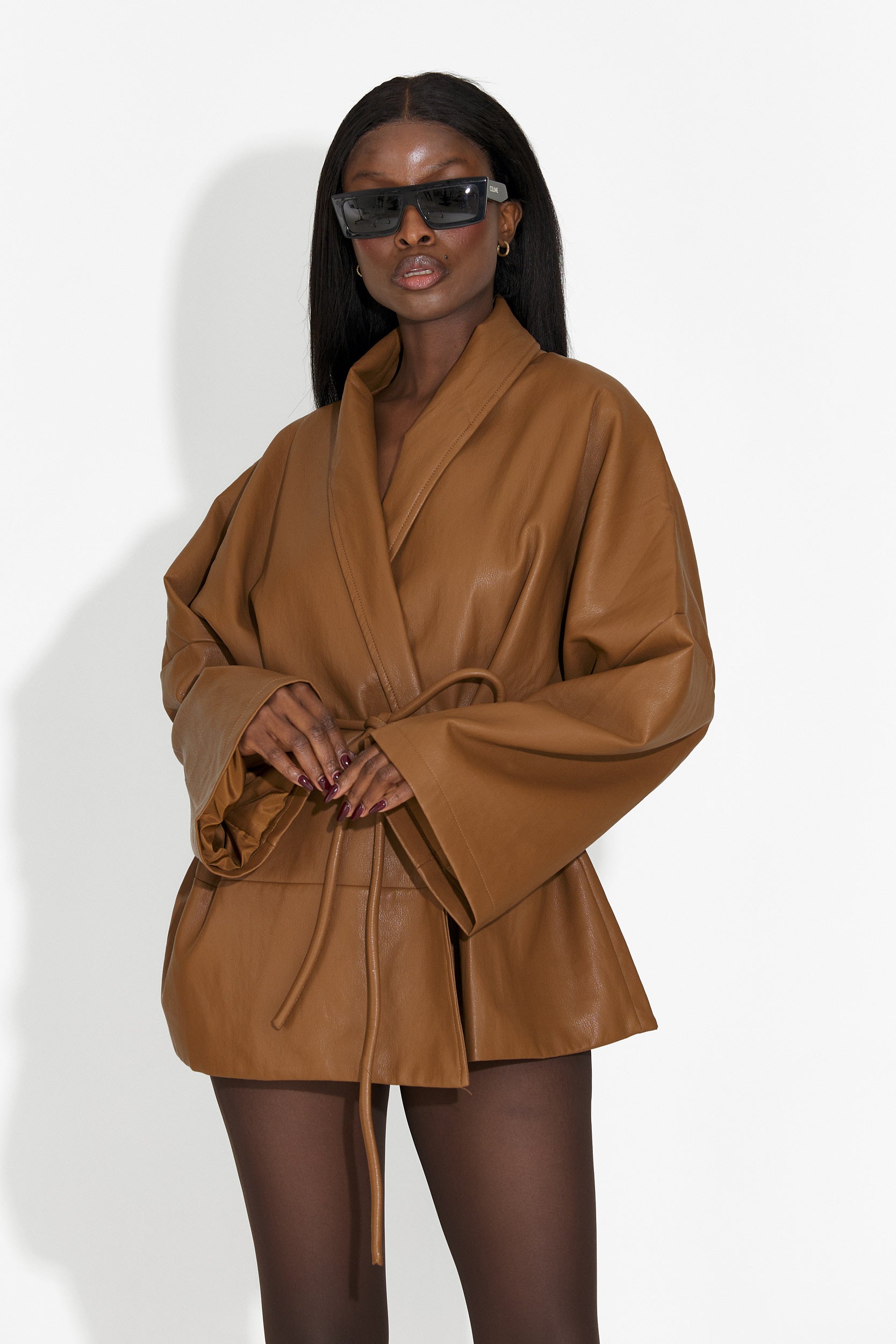 Jacheta dama eleganta maro Wandia Bogas