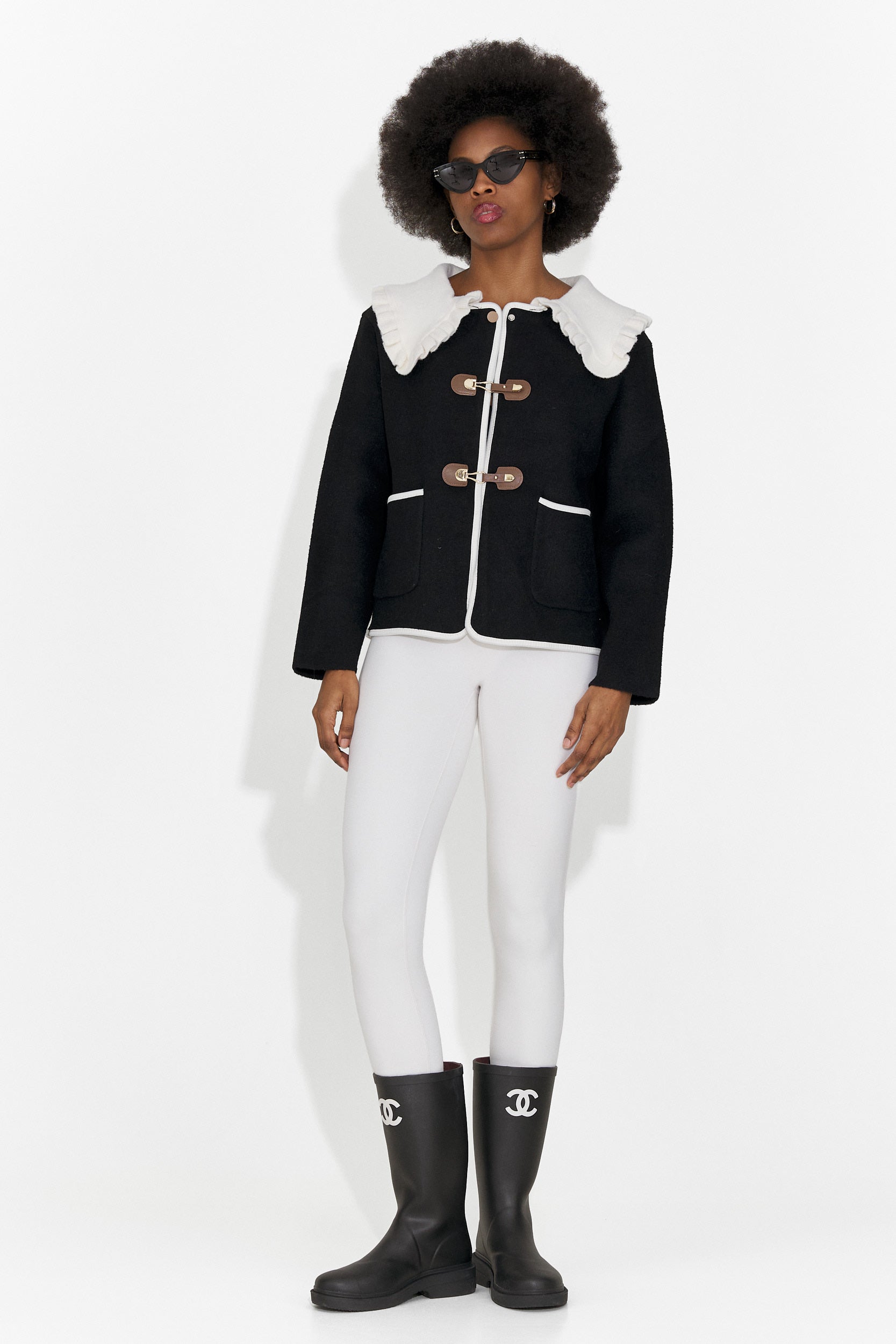 Jacheta dama eleganta neagra Atila Bogas