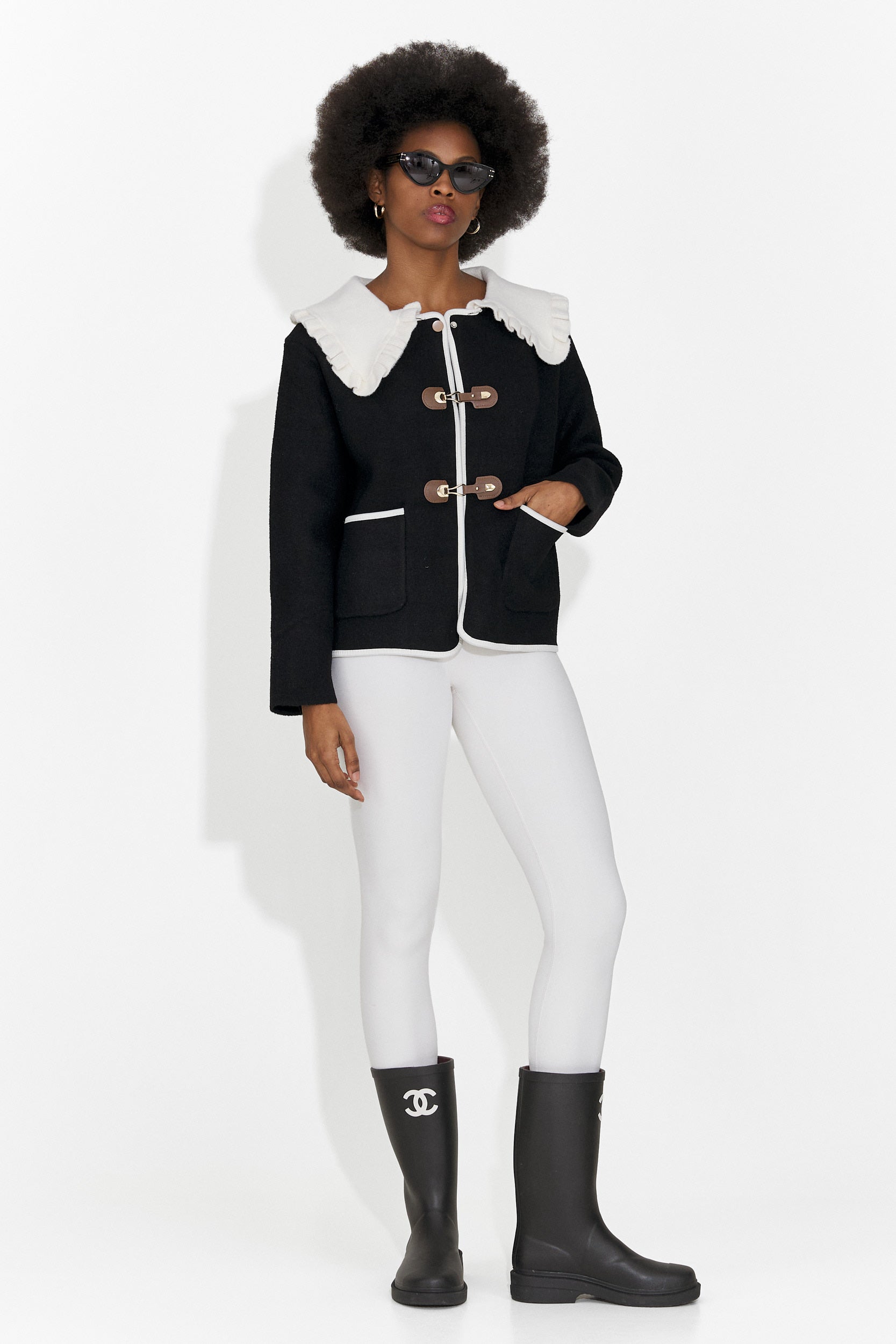 Jacheta dama eleganta neagra Atila Bogas