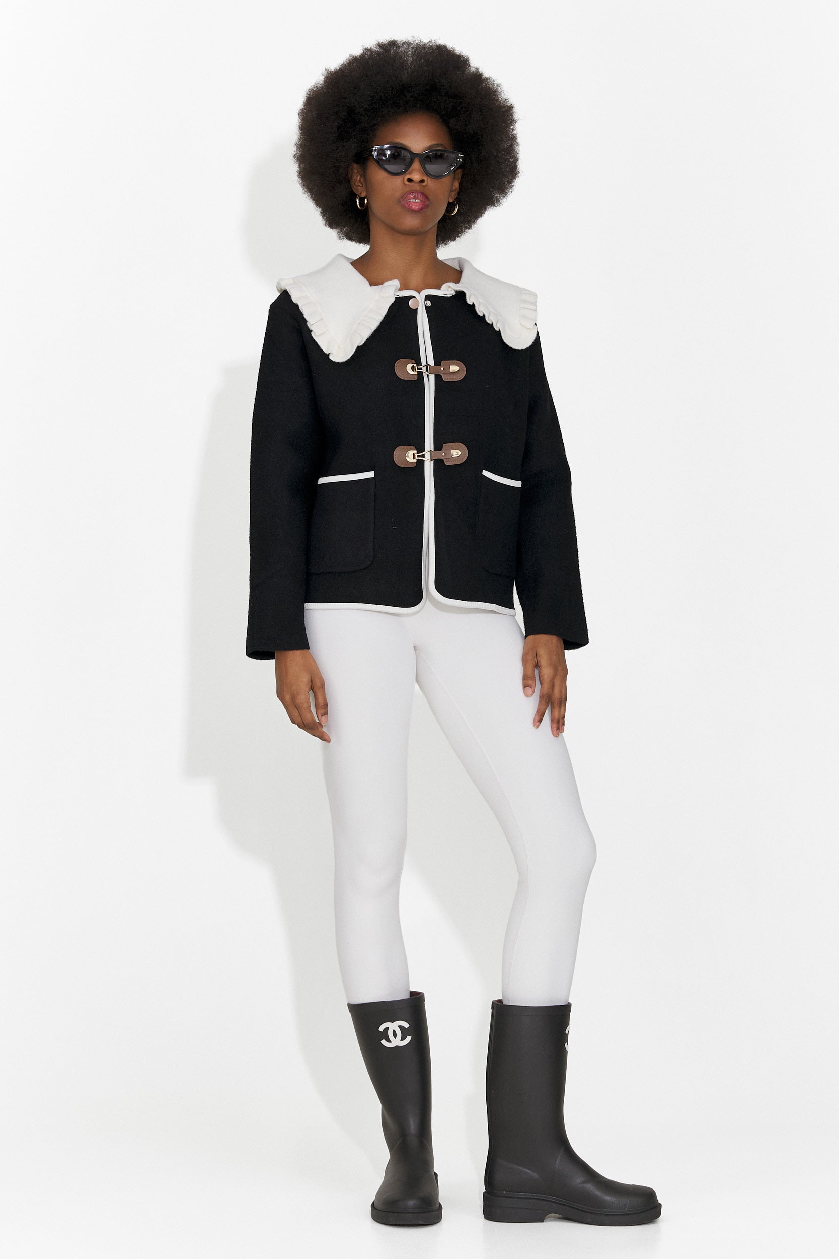 Jacheta dama eleganta neagra Atila Bogas