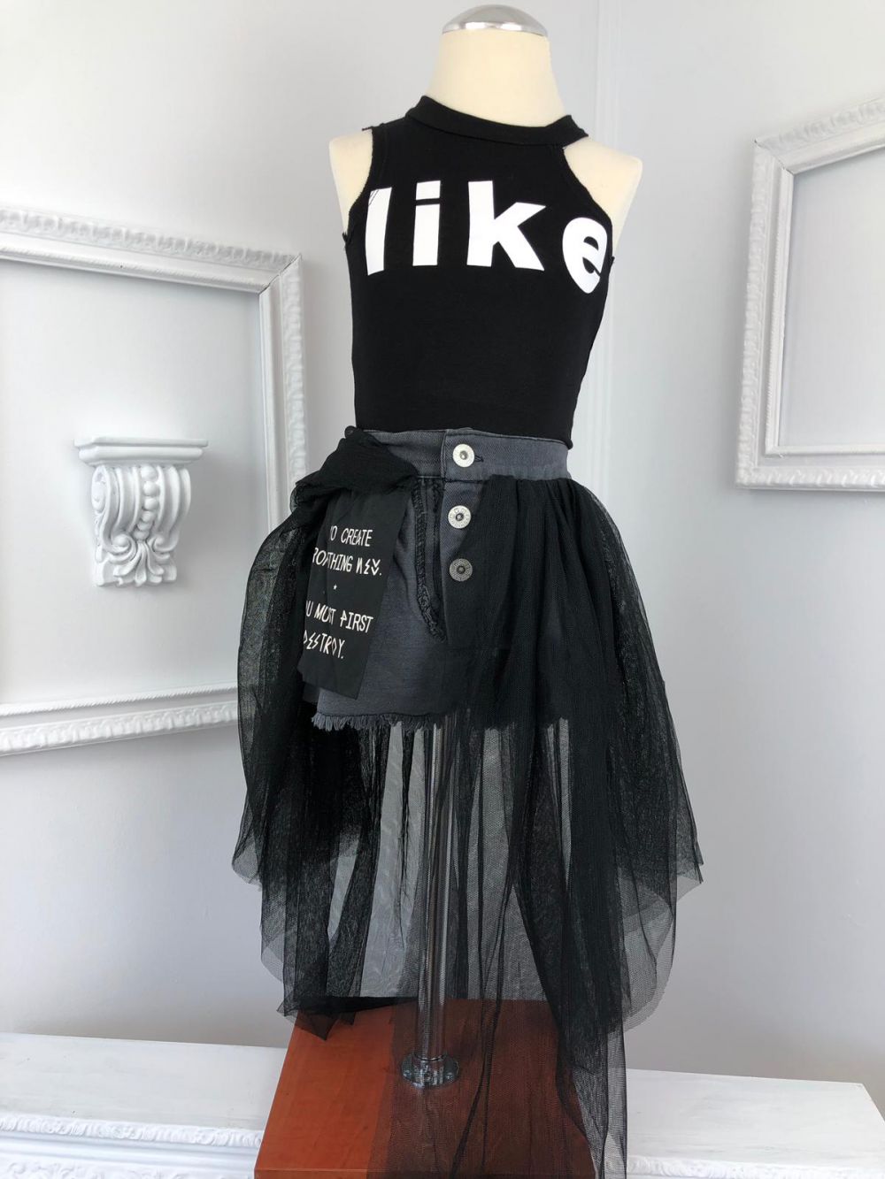 Children's Like Black Bogas Tank Top