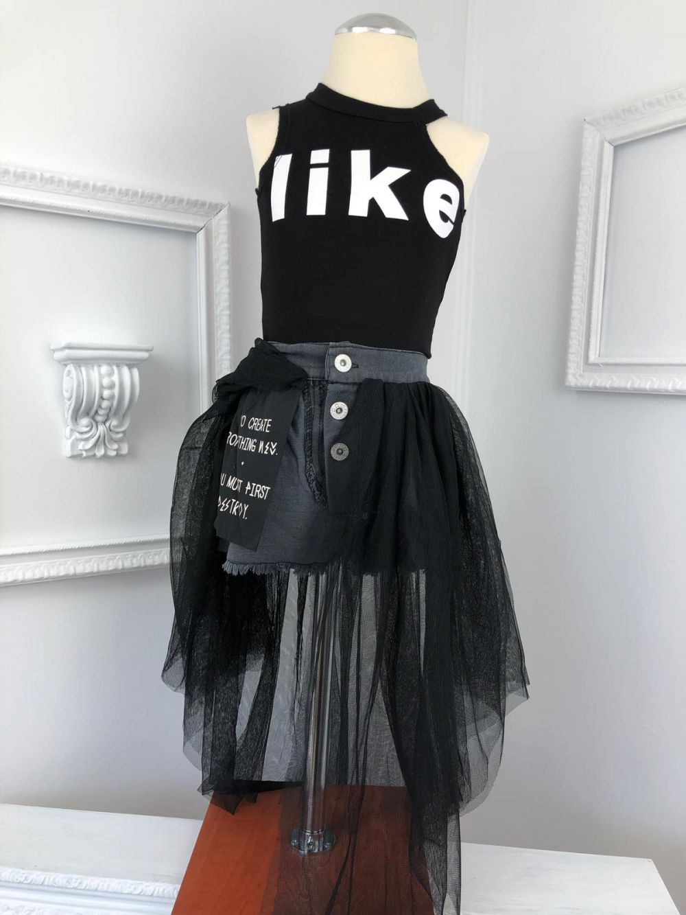 Children's Like Black Bogas Tank Top