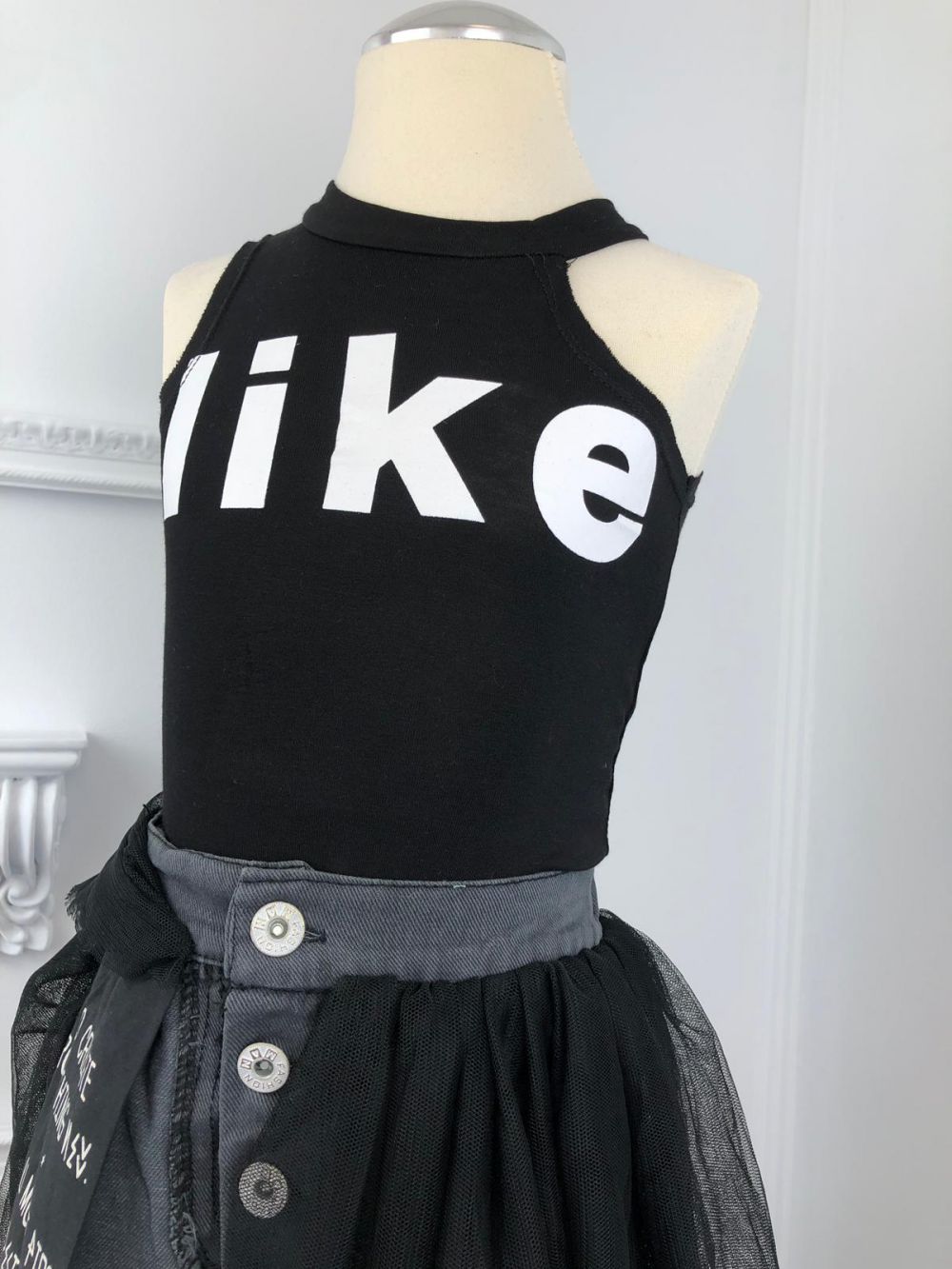Children's Like Black Bogas Tank Top
