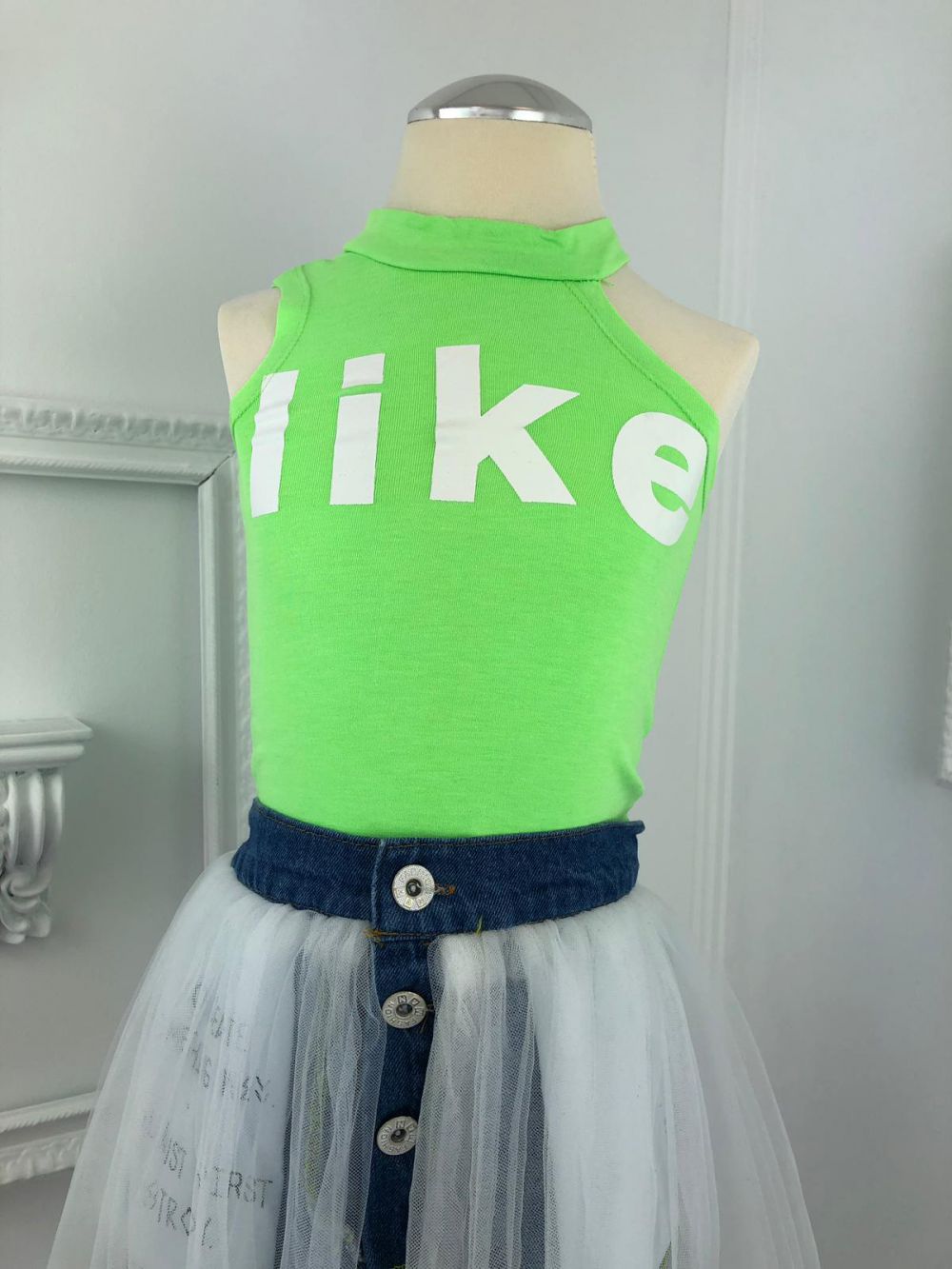 Children's Like Green Bogas Tank Top