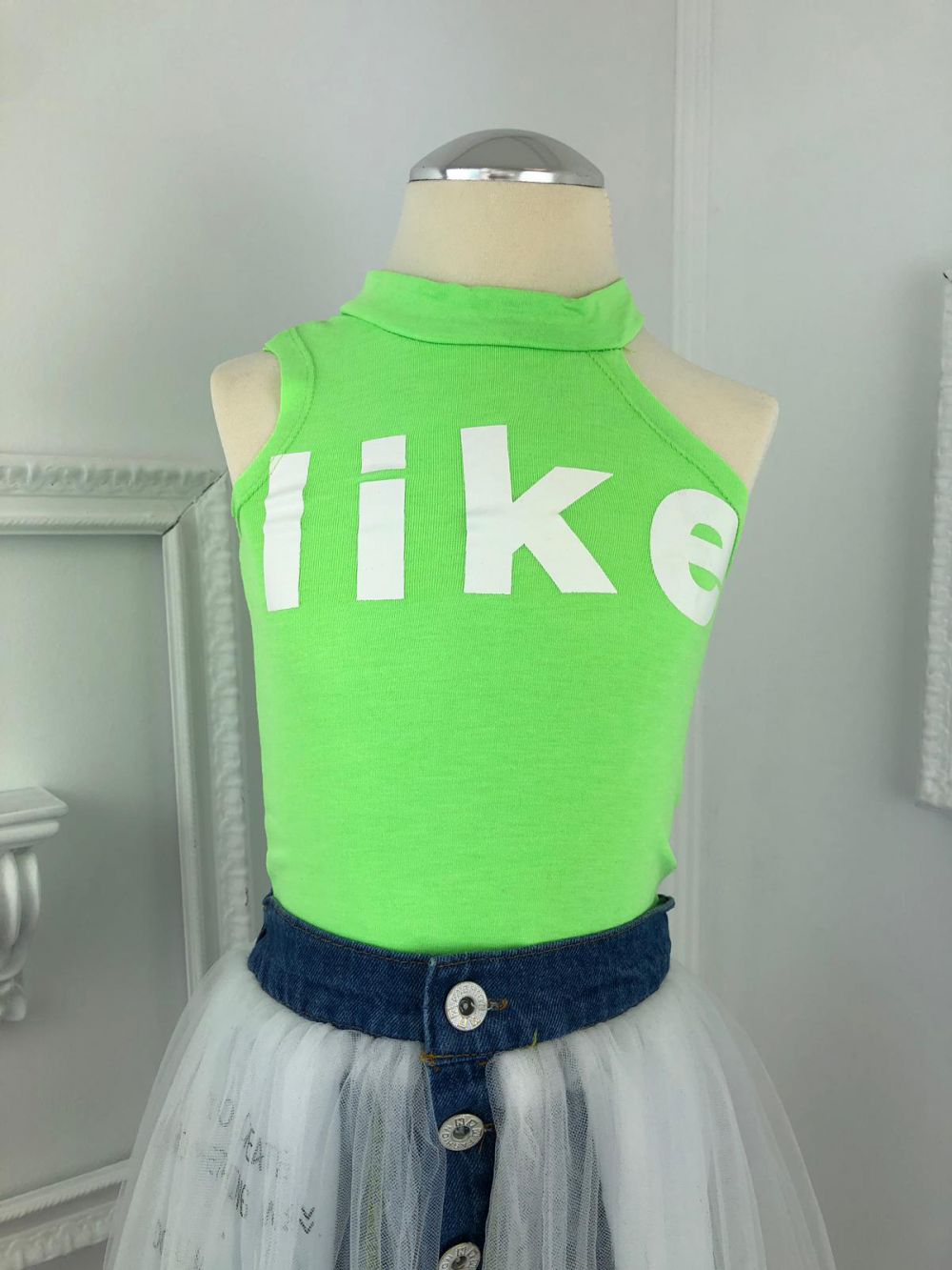 Children's Like Green Bogas Tank Top