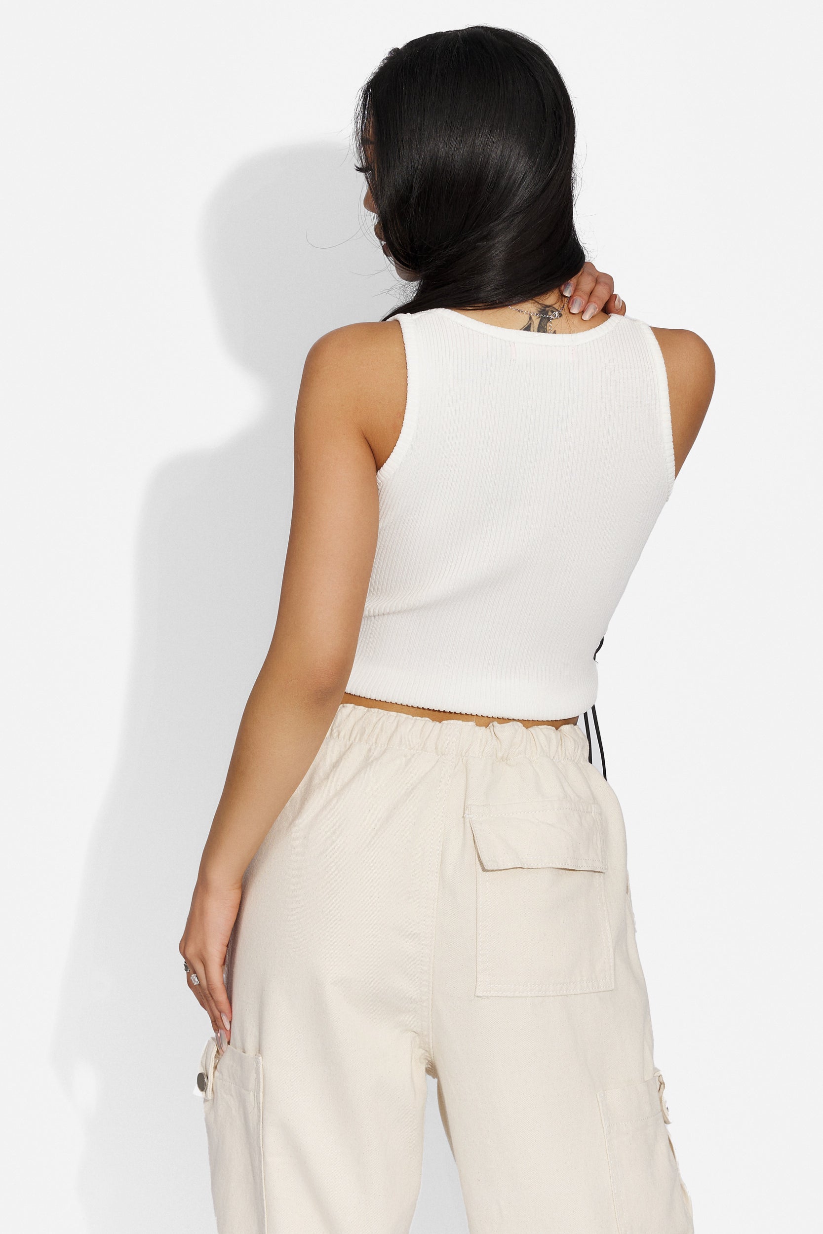 Falina Bogas casual white lady's maillot