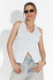 Casual blue Cadiz Bogas ladies' tank top