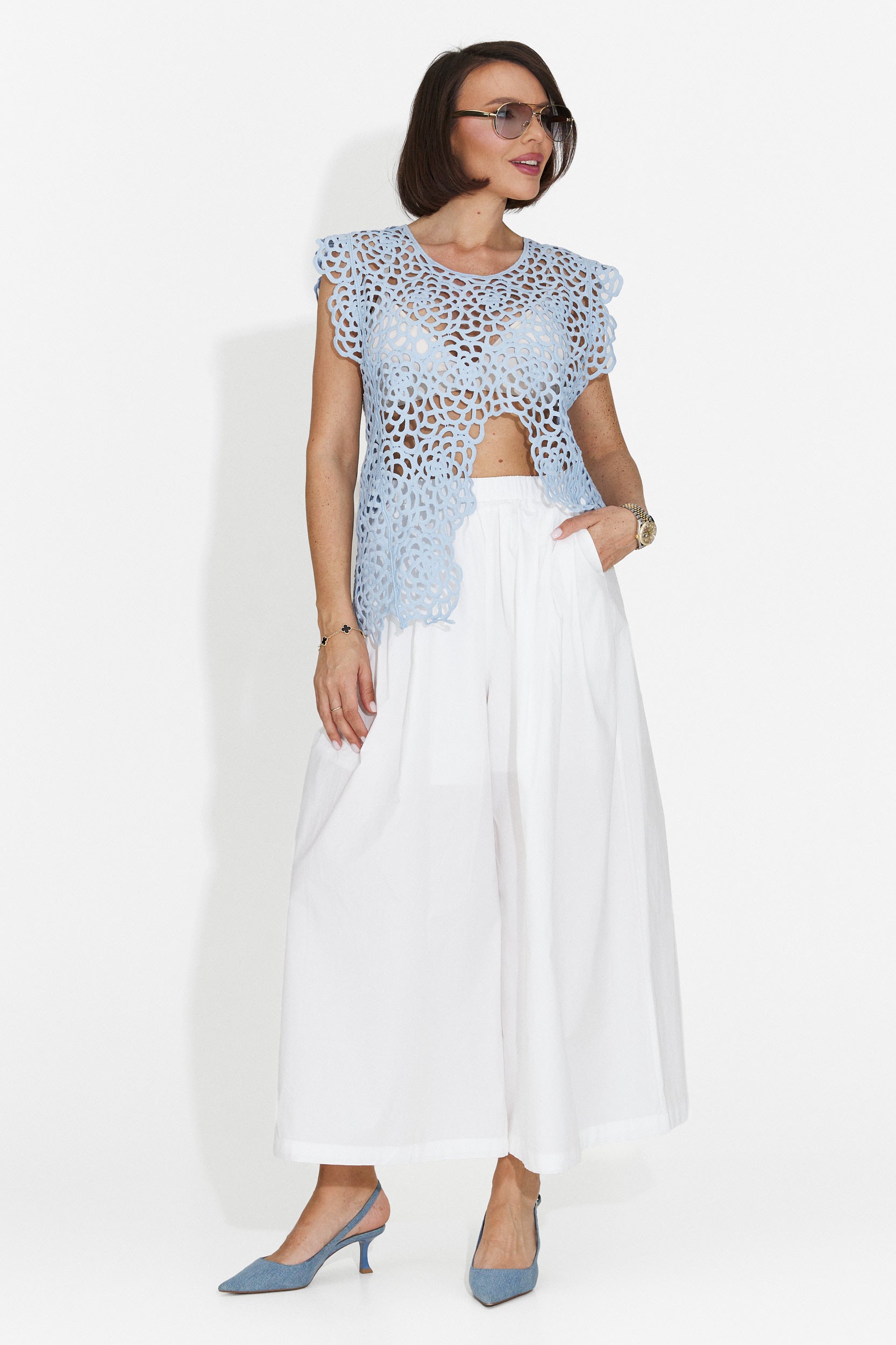 Maiou dama casual bleu Rafelia Bogas