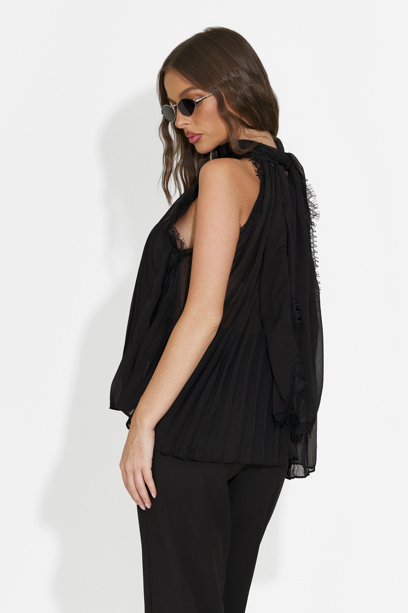 Maiou dama casual negru Eirena Bogas