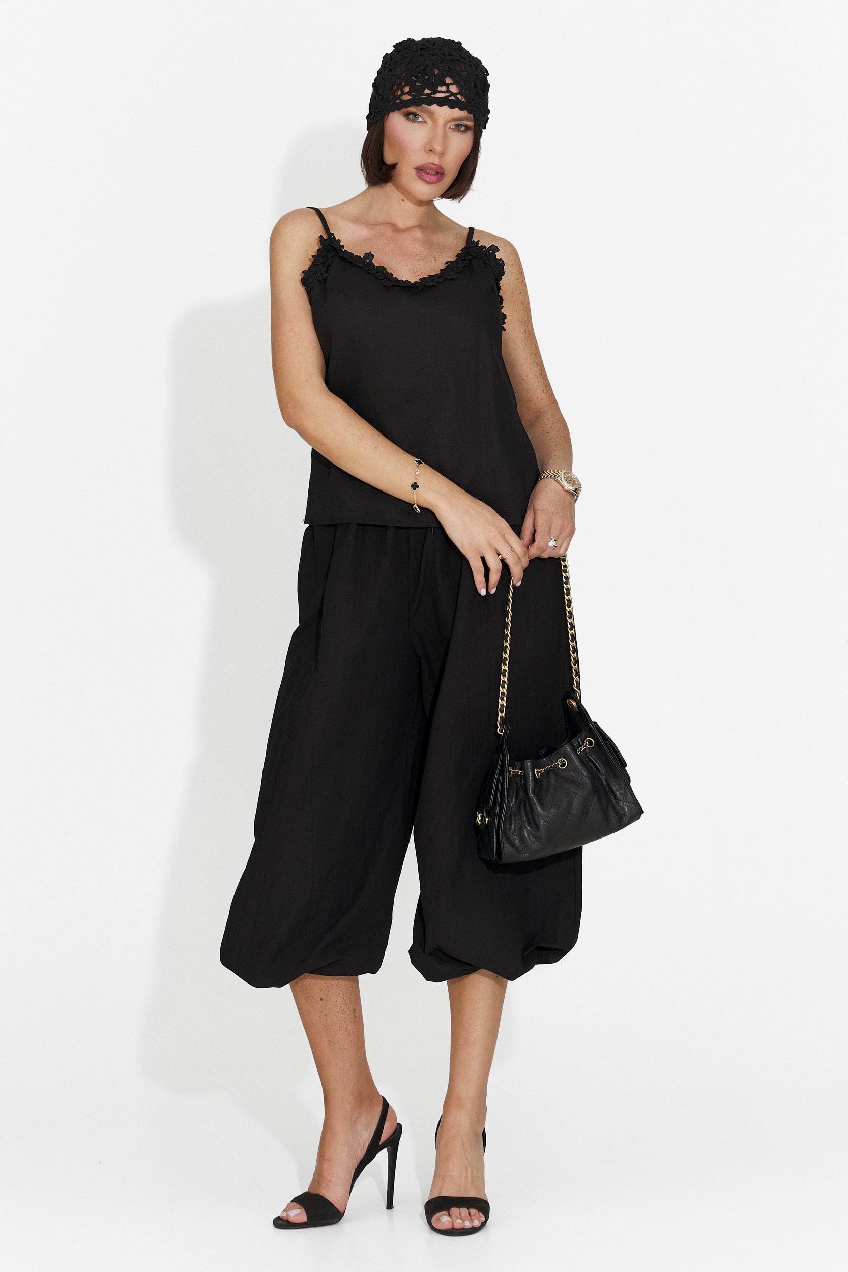 Maiou dama casual negru Primrose Bogas