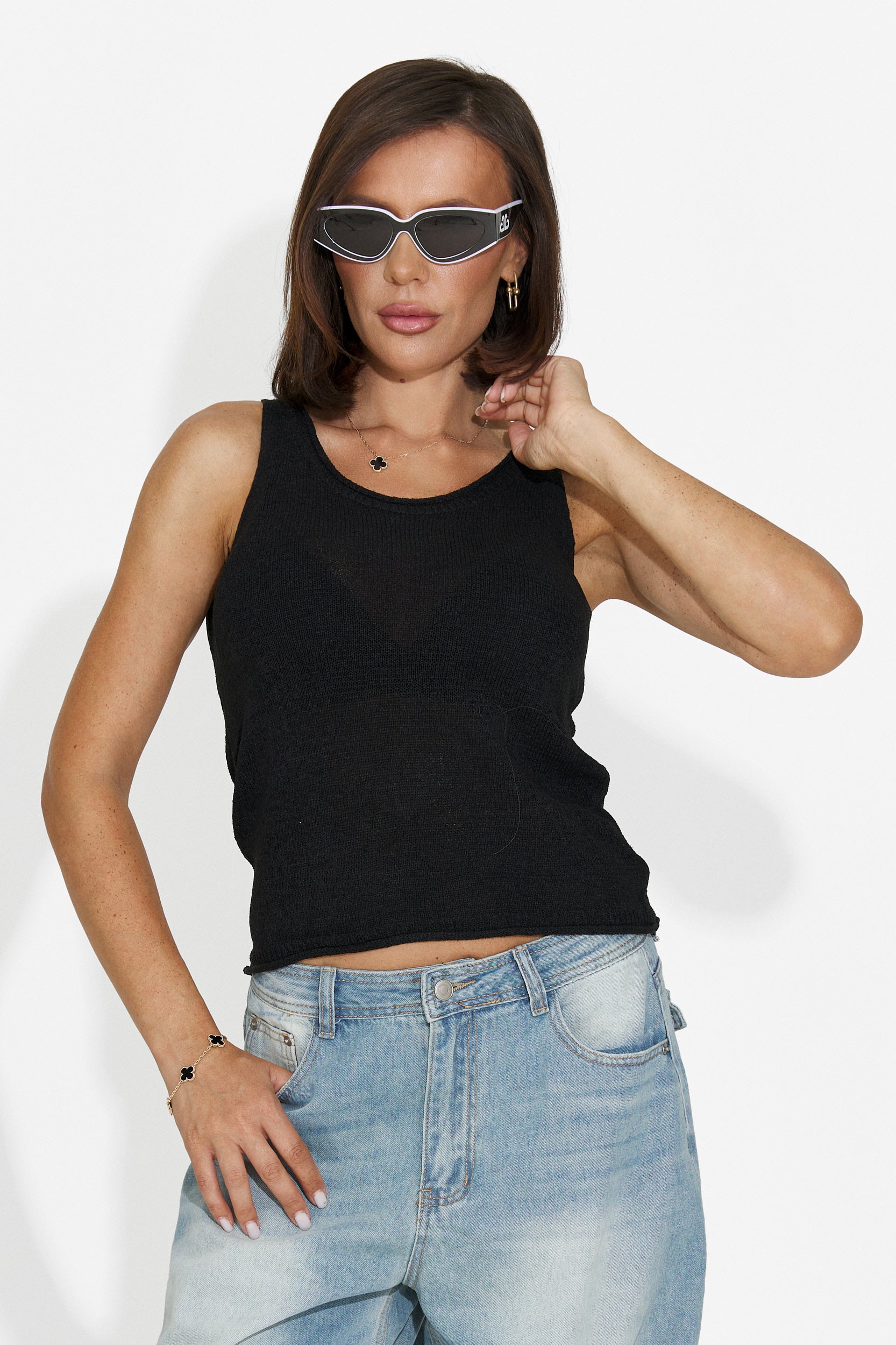 Maiou dama casual negru Viris Bogas