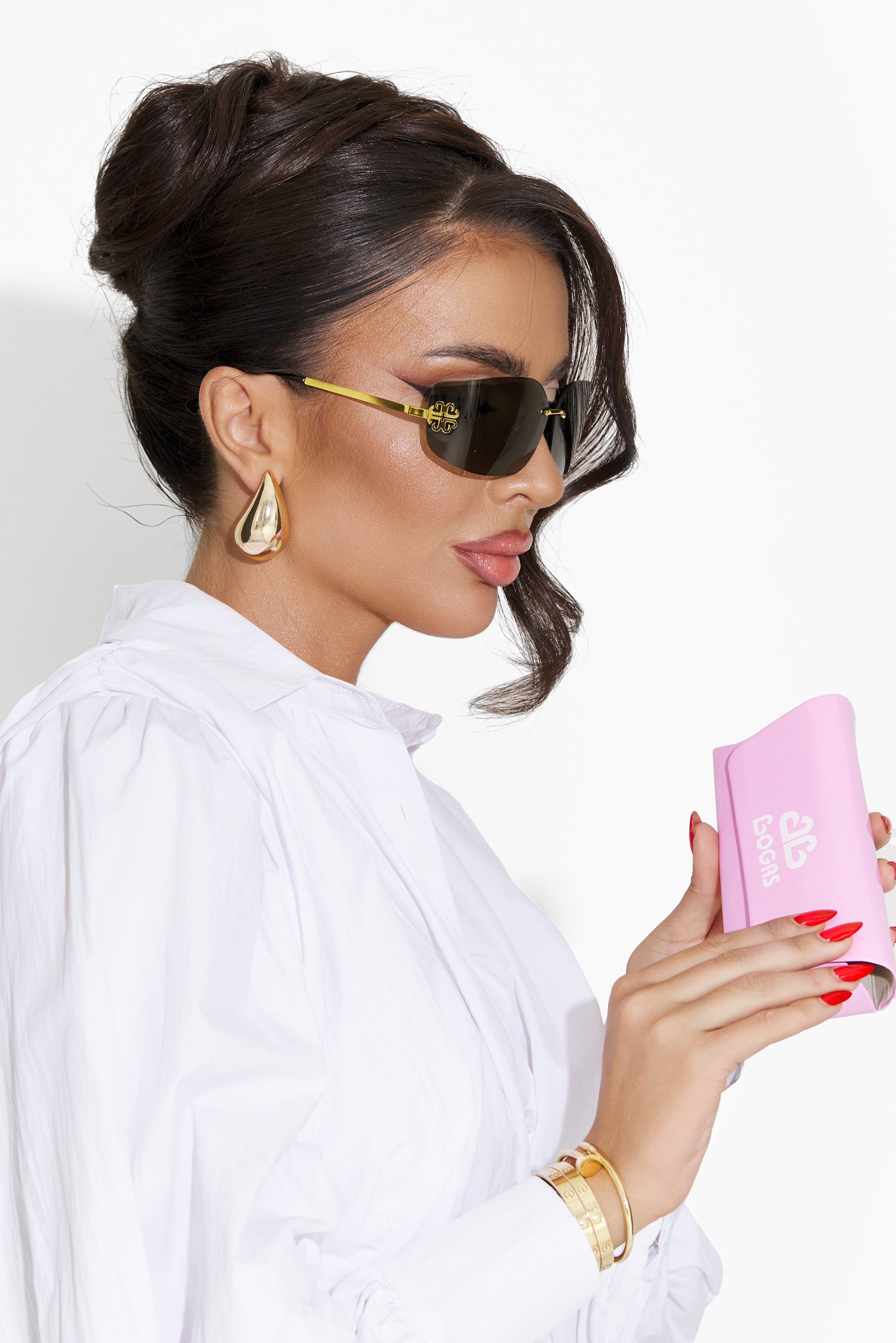 Elioth Bogas Brown Sunglasses