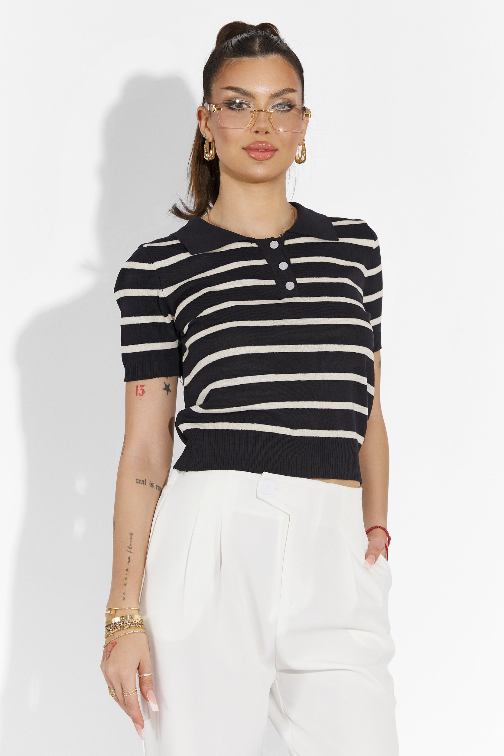 Alvaro Bogas white casual women's trousers