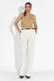 Pantaloni dama casual albi Edward Bogas