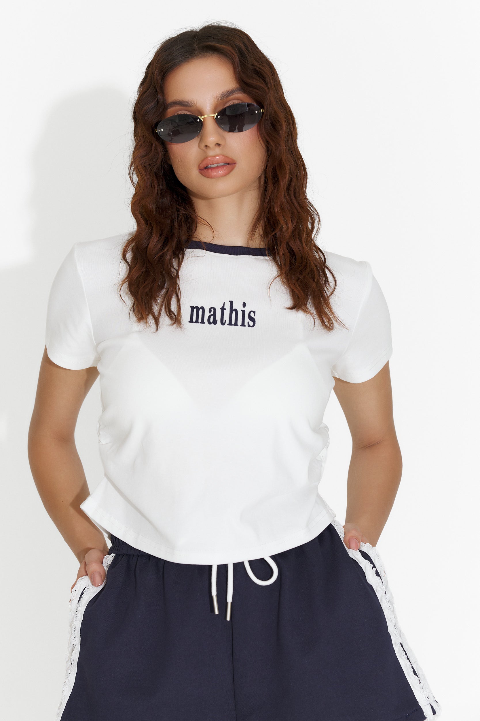 Pantaloni dama casual bleumarin Reuben Bogas