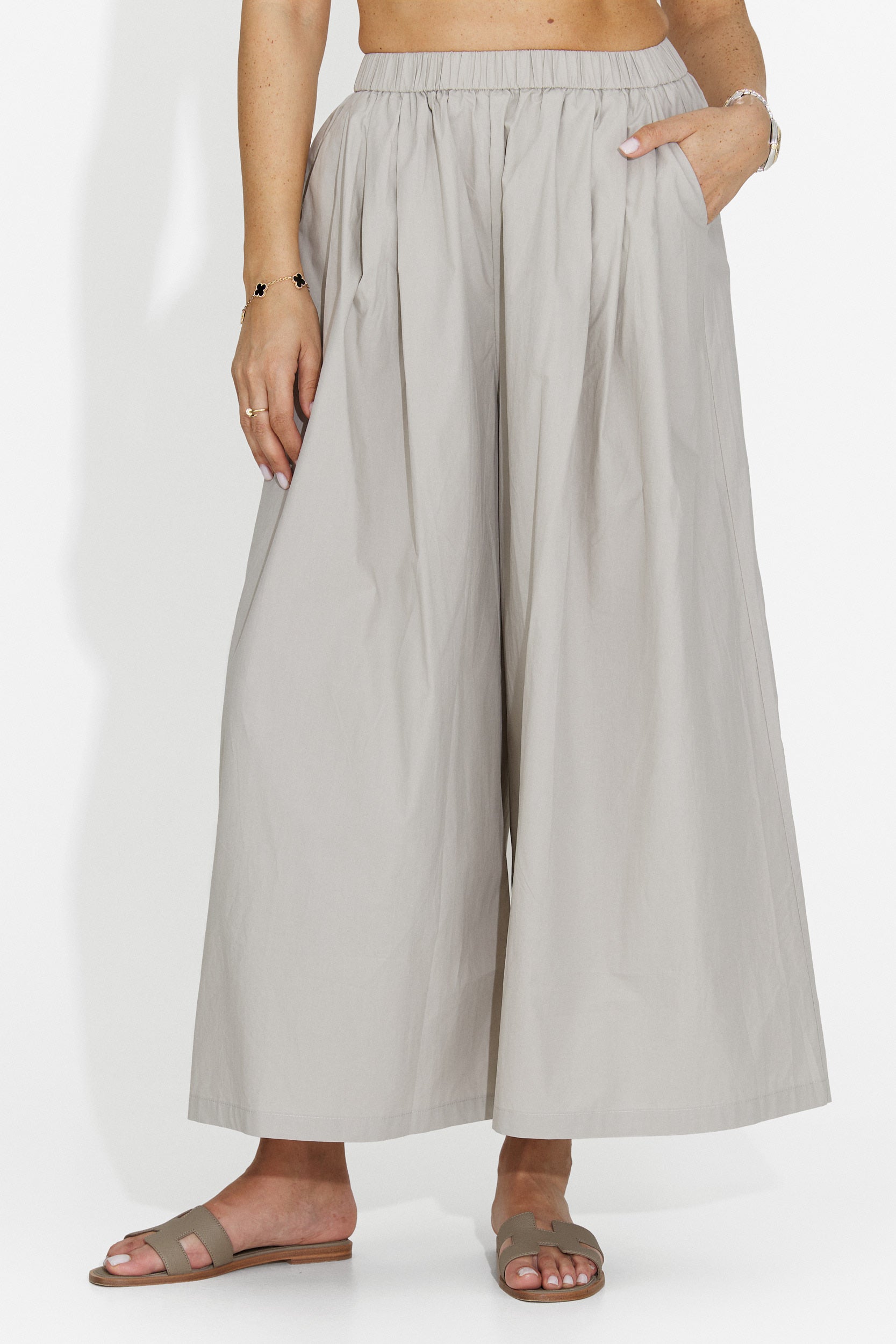 Pantaloni dama casual grej Bluebel Bogas