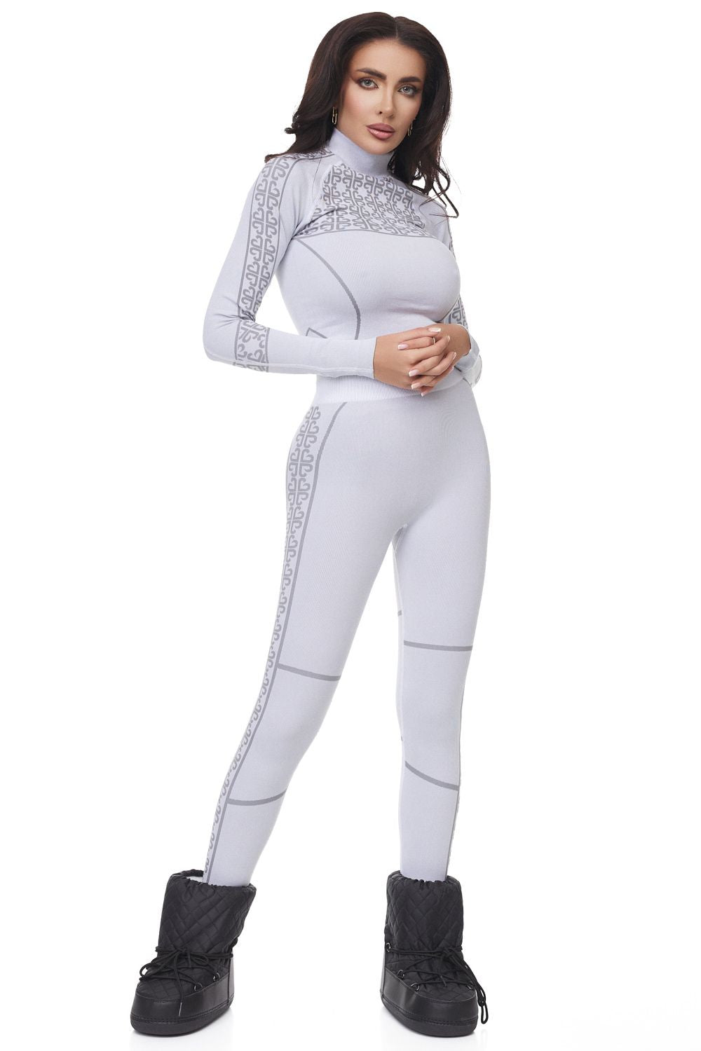Desya Bogas Casual Grey Ladies Trousers