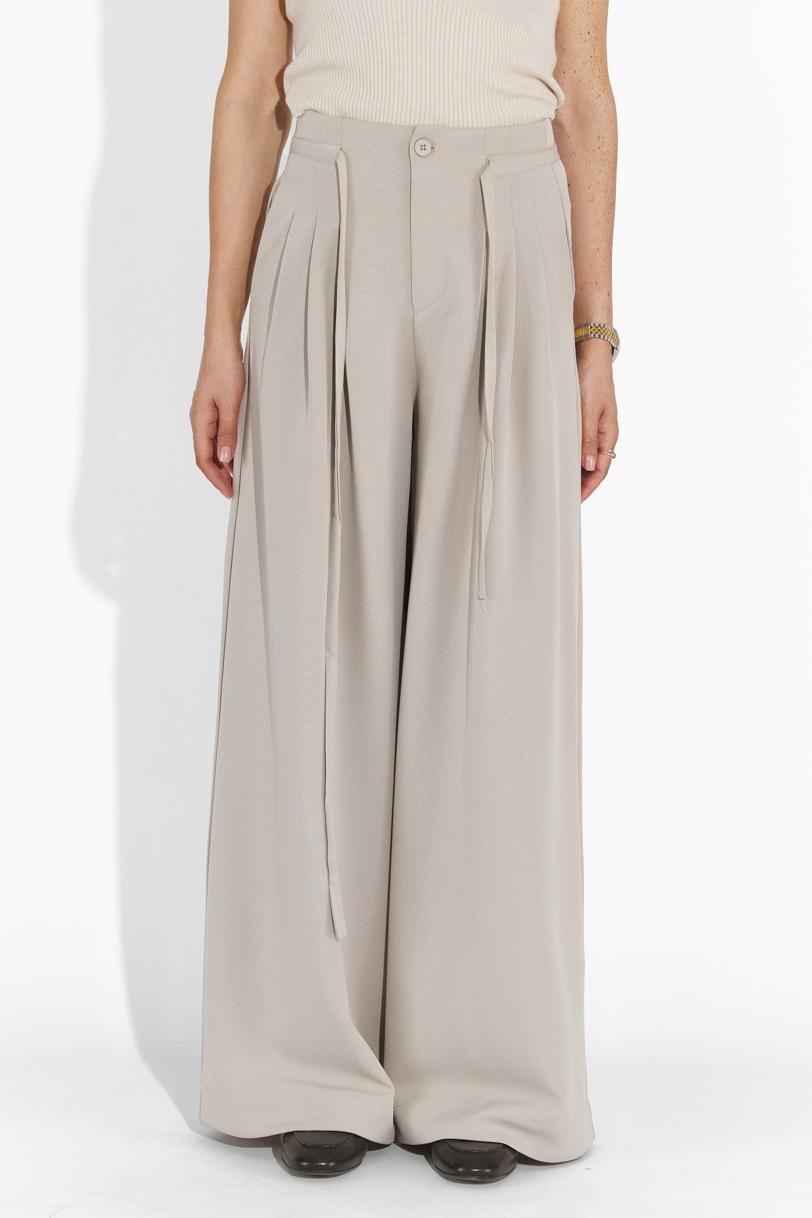 Casual grey ladies trousers Eusebiu Bogas