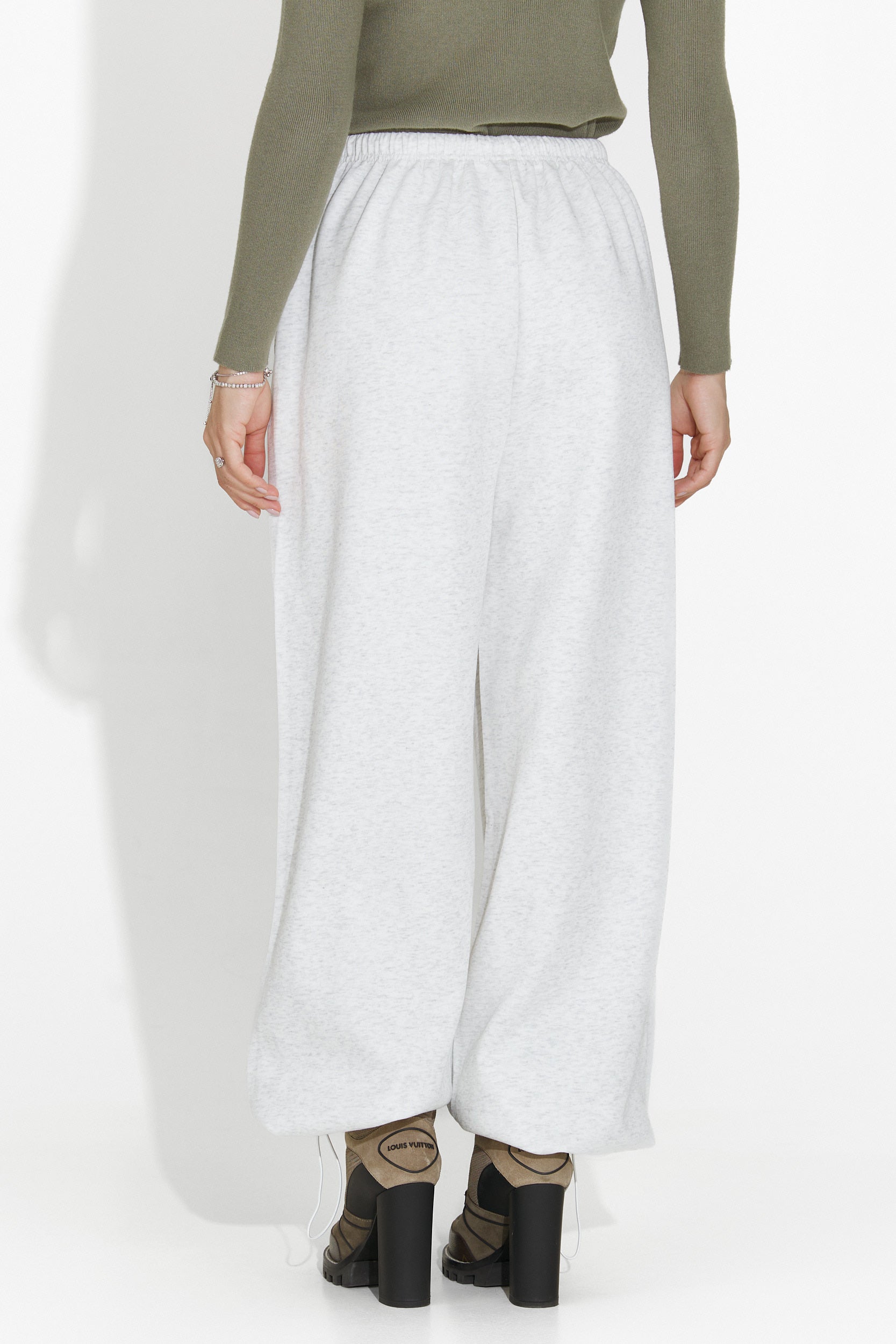 Pantaloni dama casual gri Novirene Bogas