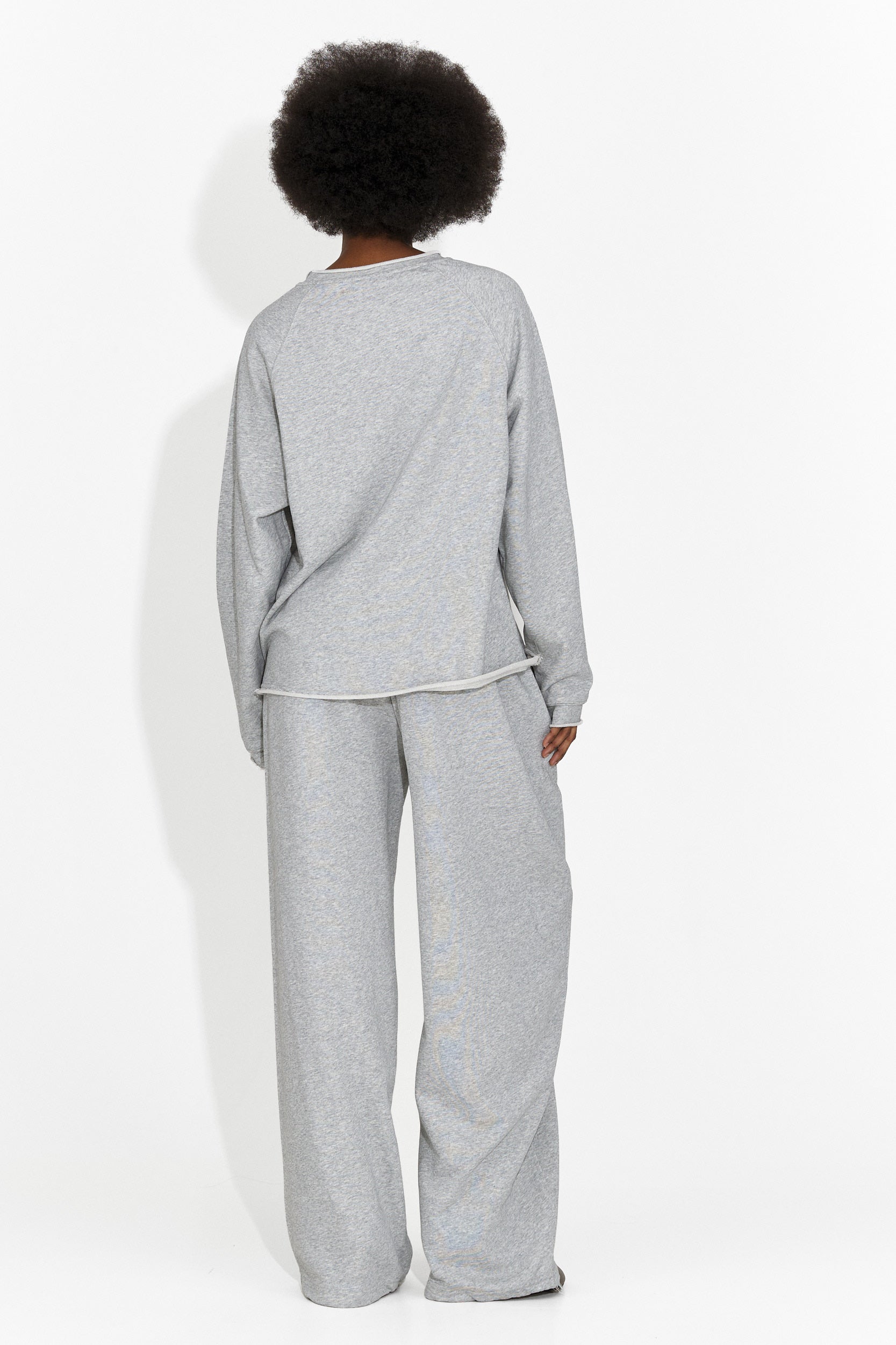 Pantaloni dama casual gri Romela Bogas