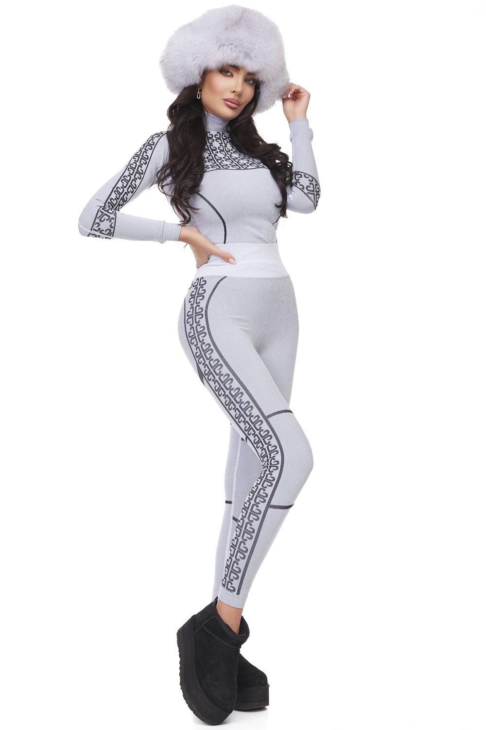 Seamless Bogas Casual Grey Ladies Trousers