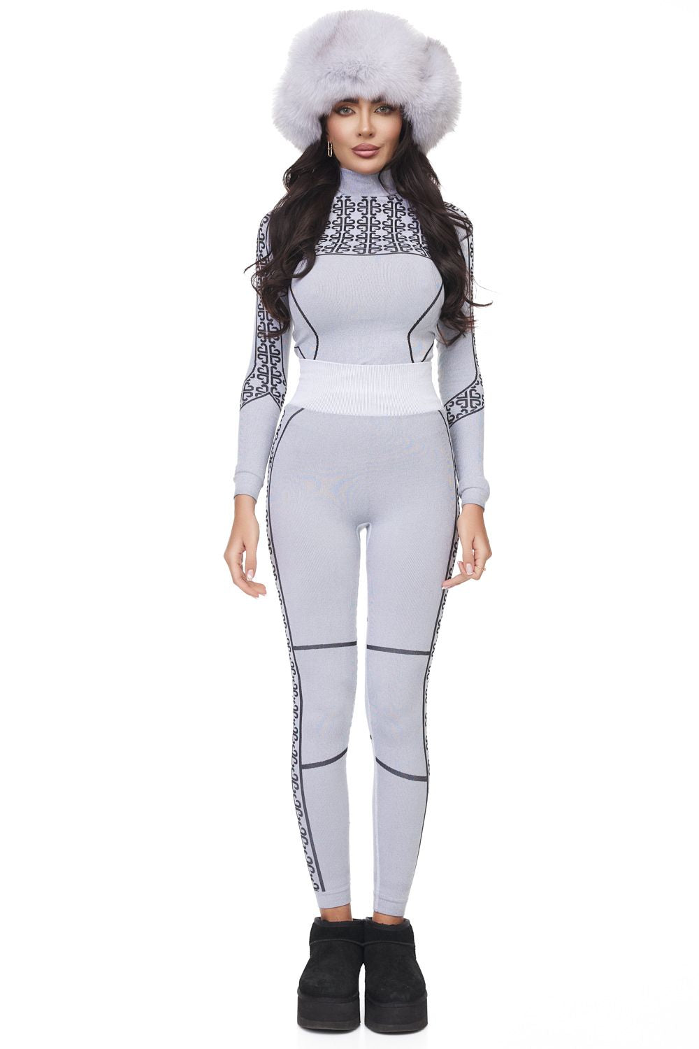 Seamless Bogas Casual Grey Ladies Trousers