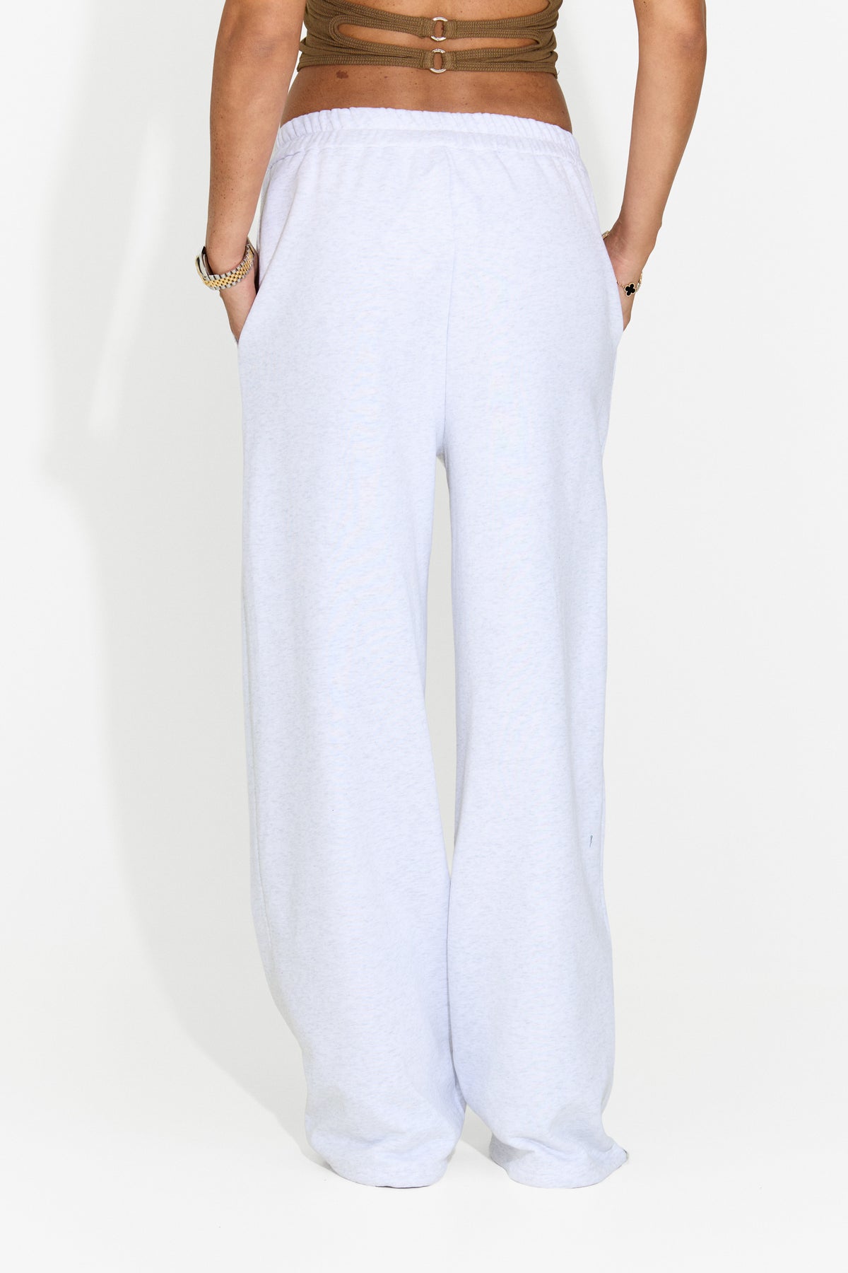 Pantaloni dama casual gri Velezoena Bogas