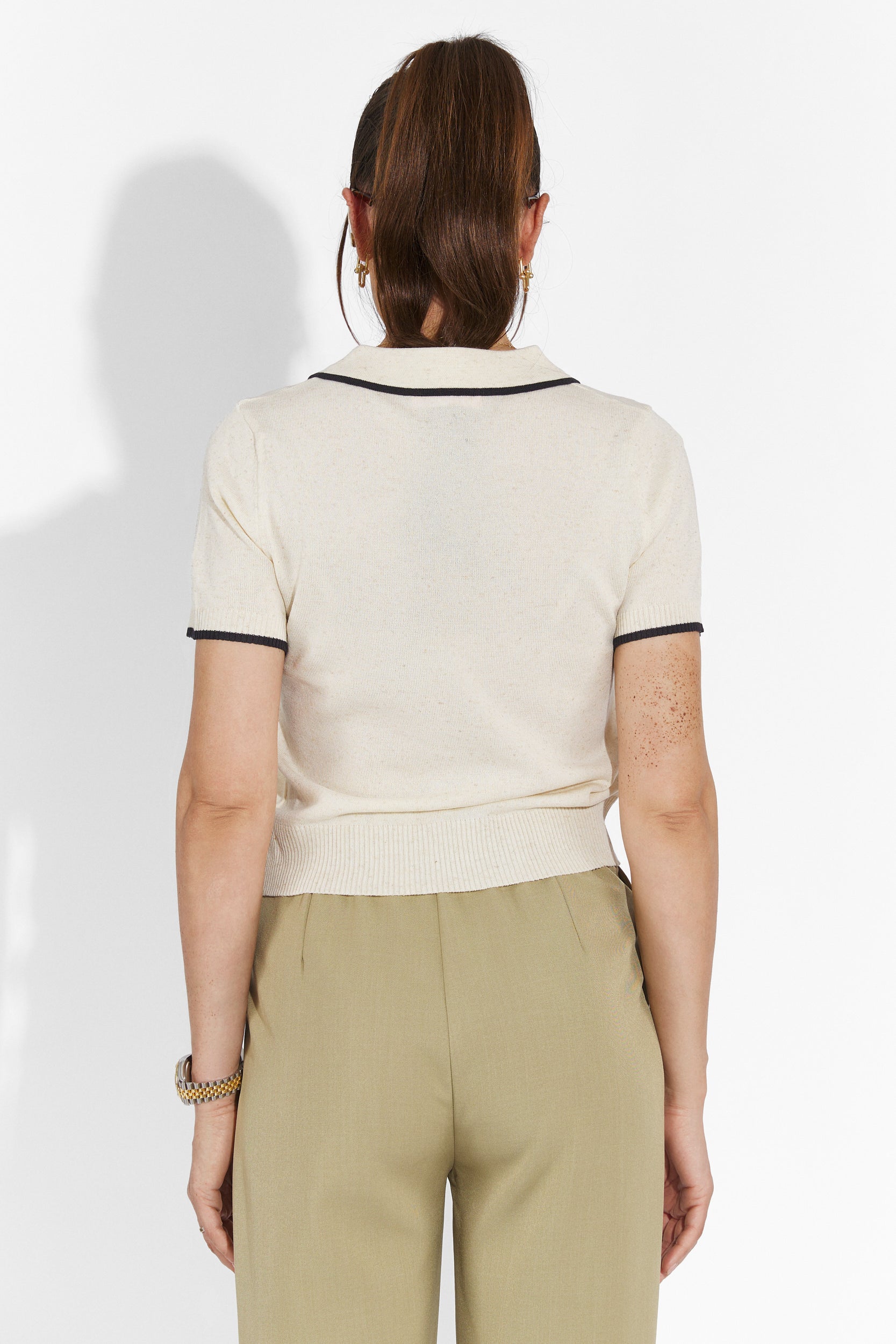 Alvaro Bogas Casual Khaki Women's Trousers