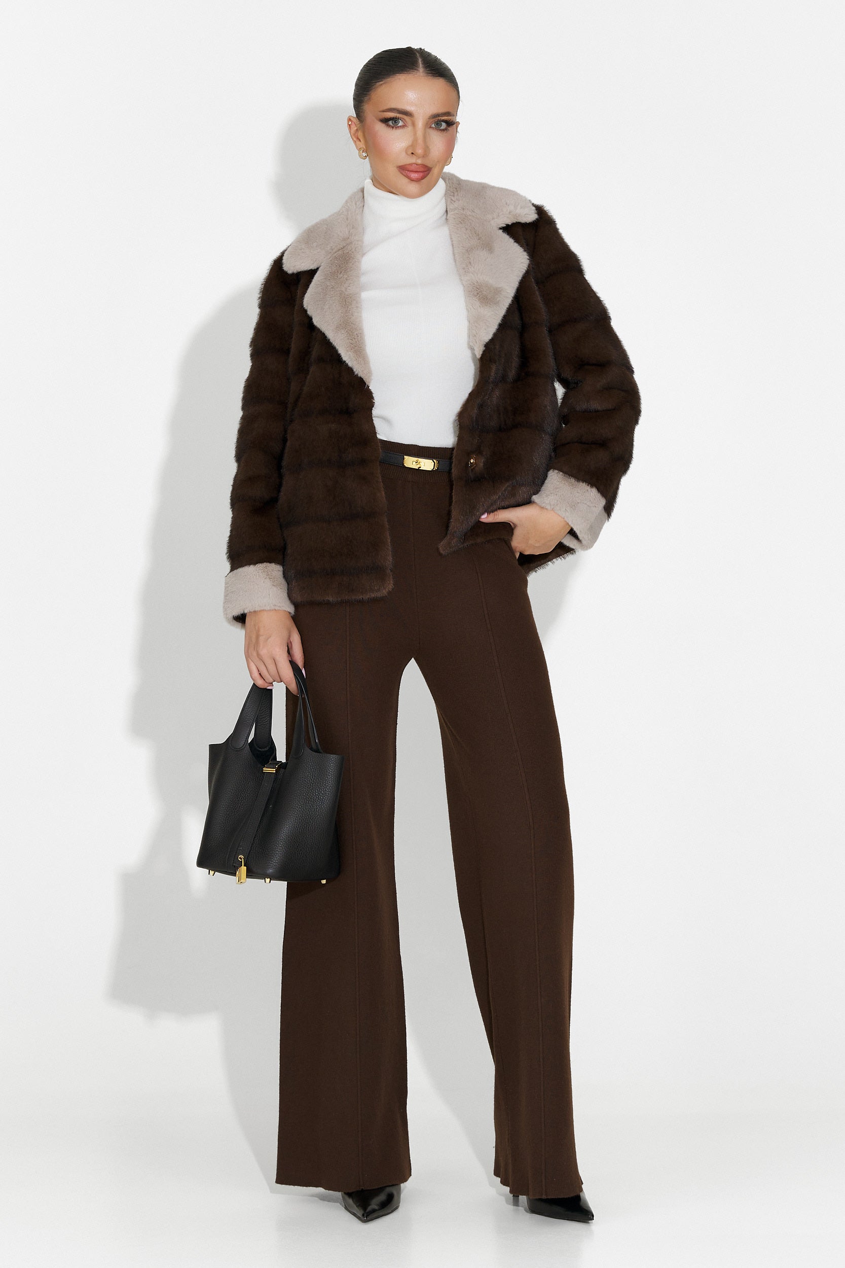 Pietrina Bogas Casual Brown Ladies Trousers