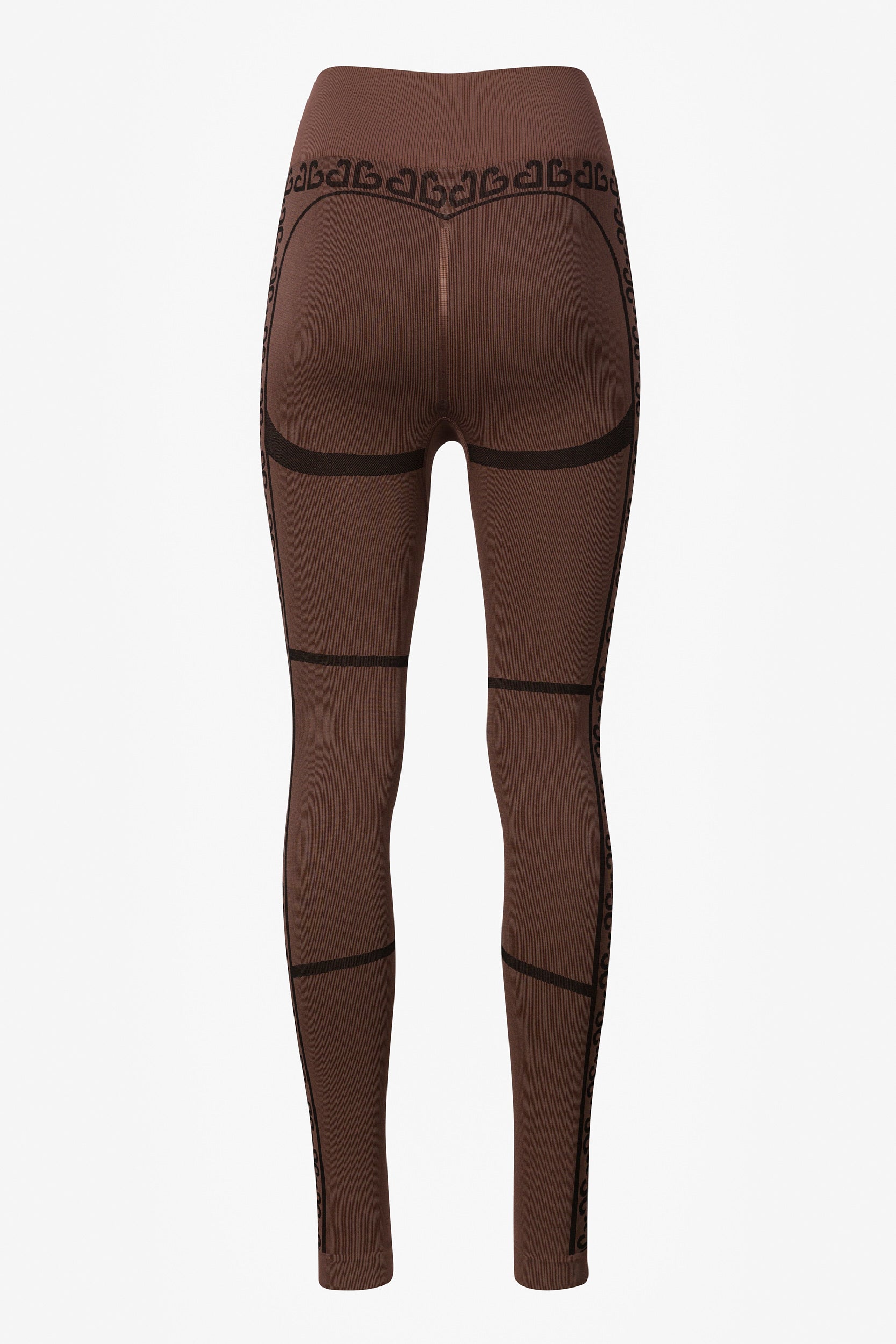Seamless Bogas Casual Brown Ladies Trousers