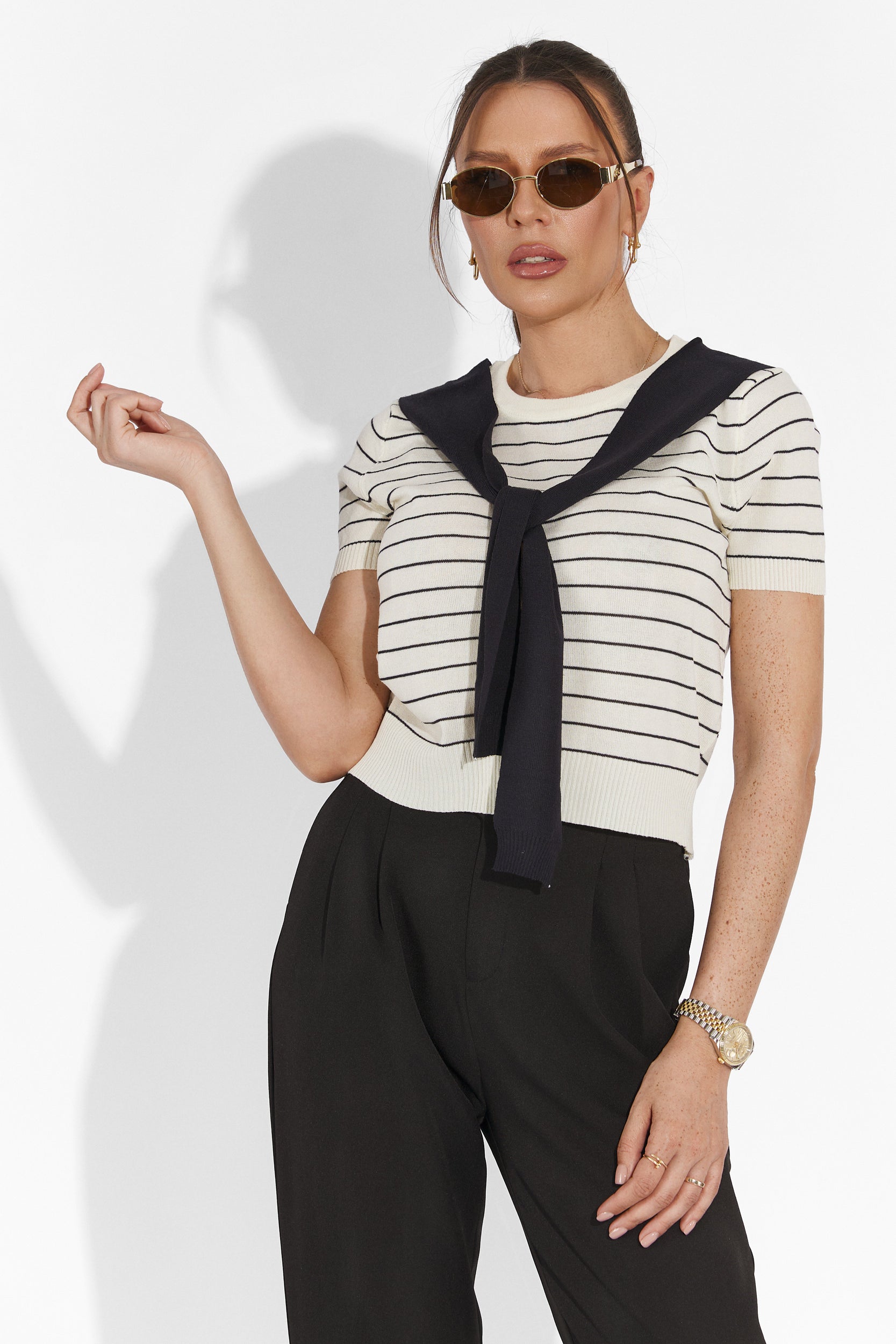 Alvaro Bogas Black Casual Women's Pants