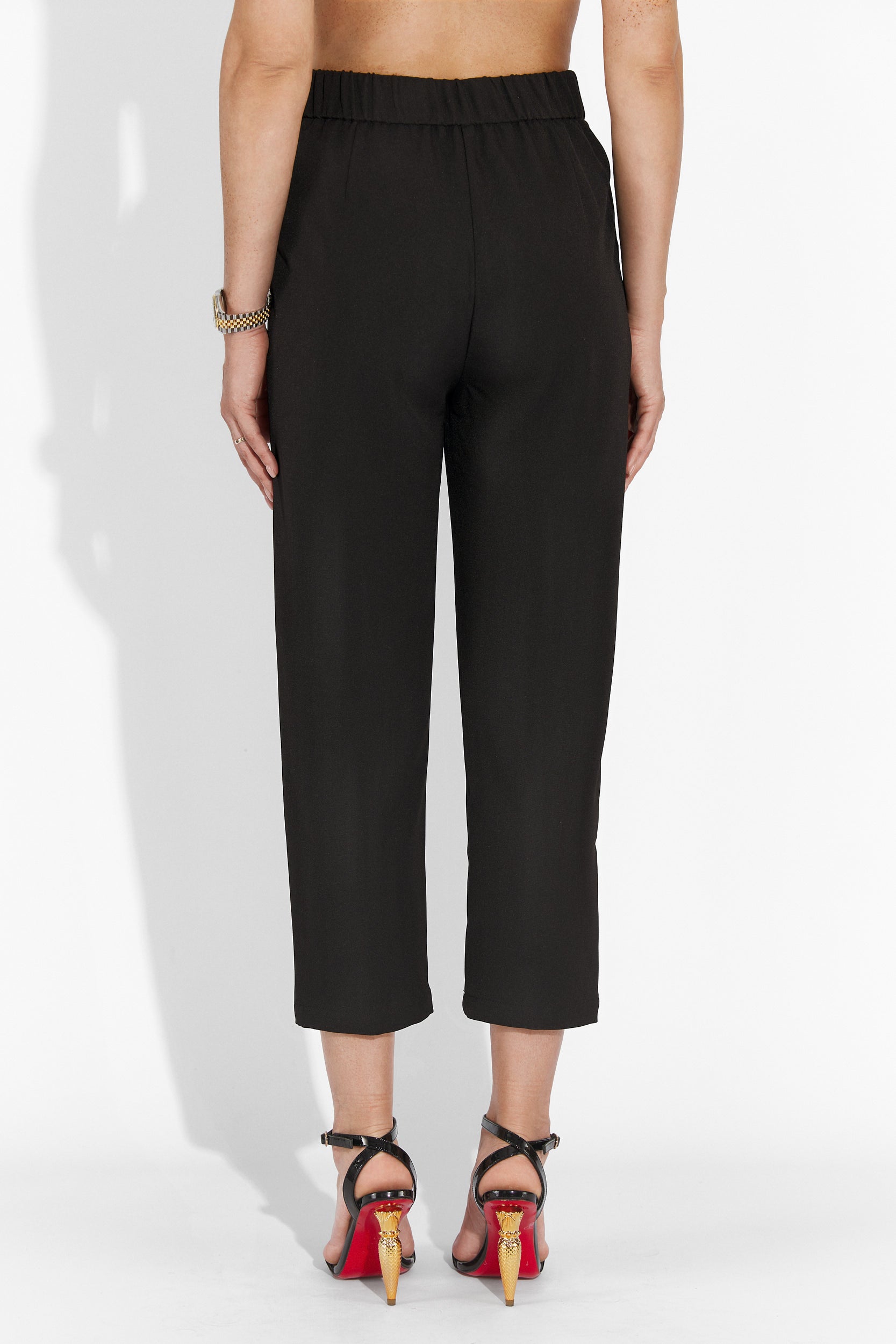 Alvaro Bogas Black Casual Women's Pants