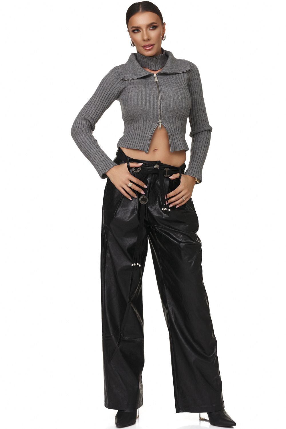 Yeleria Bogas Casual Black Women's Pants