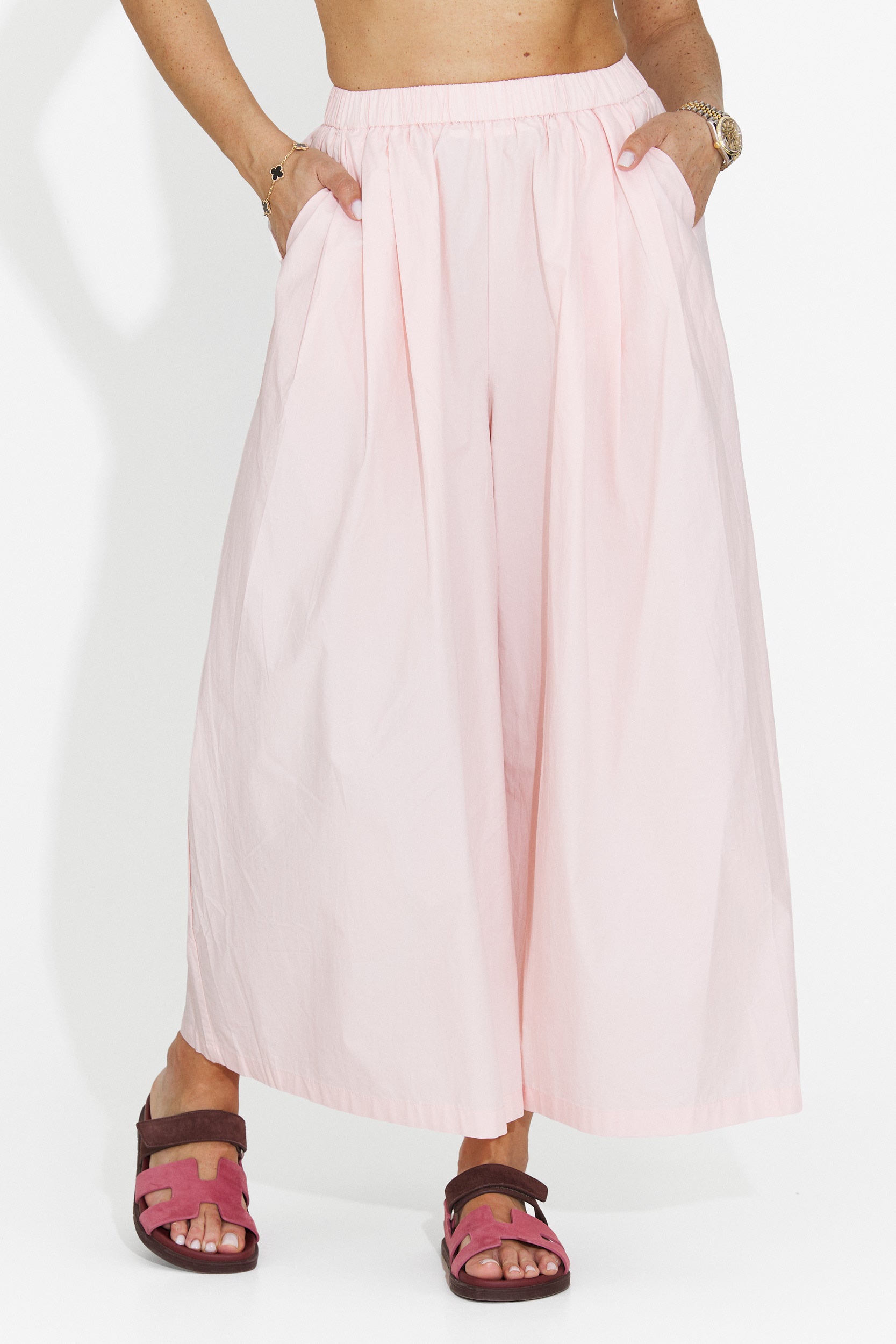 Pantaloni dama casual roz Bluebel Bogas