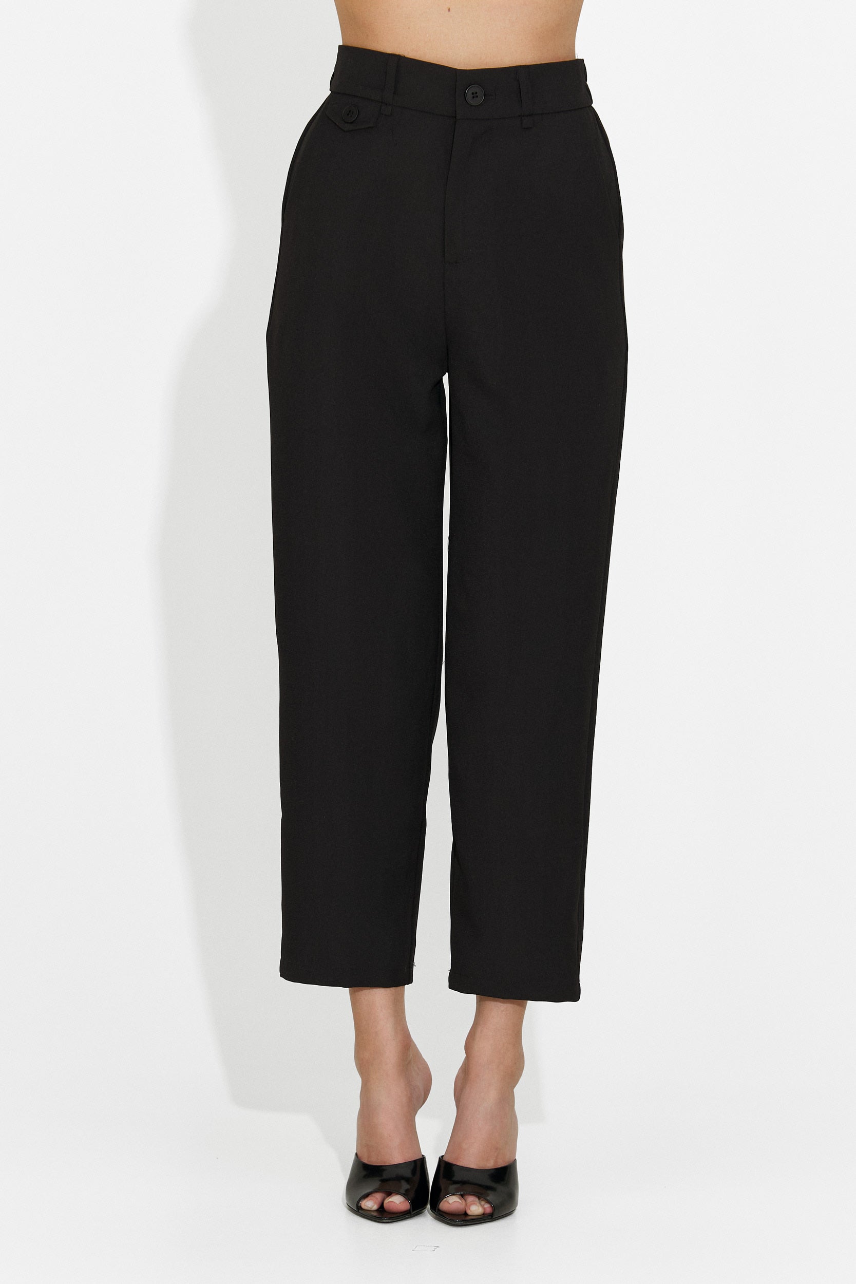 Pantaloni dama eleganti negri Sereia Bogas
